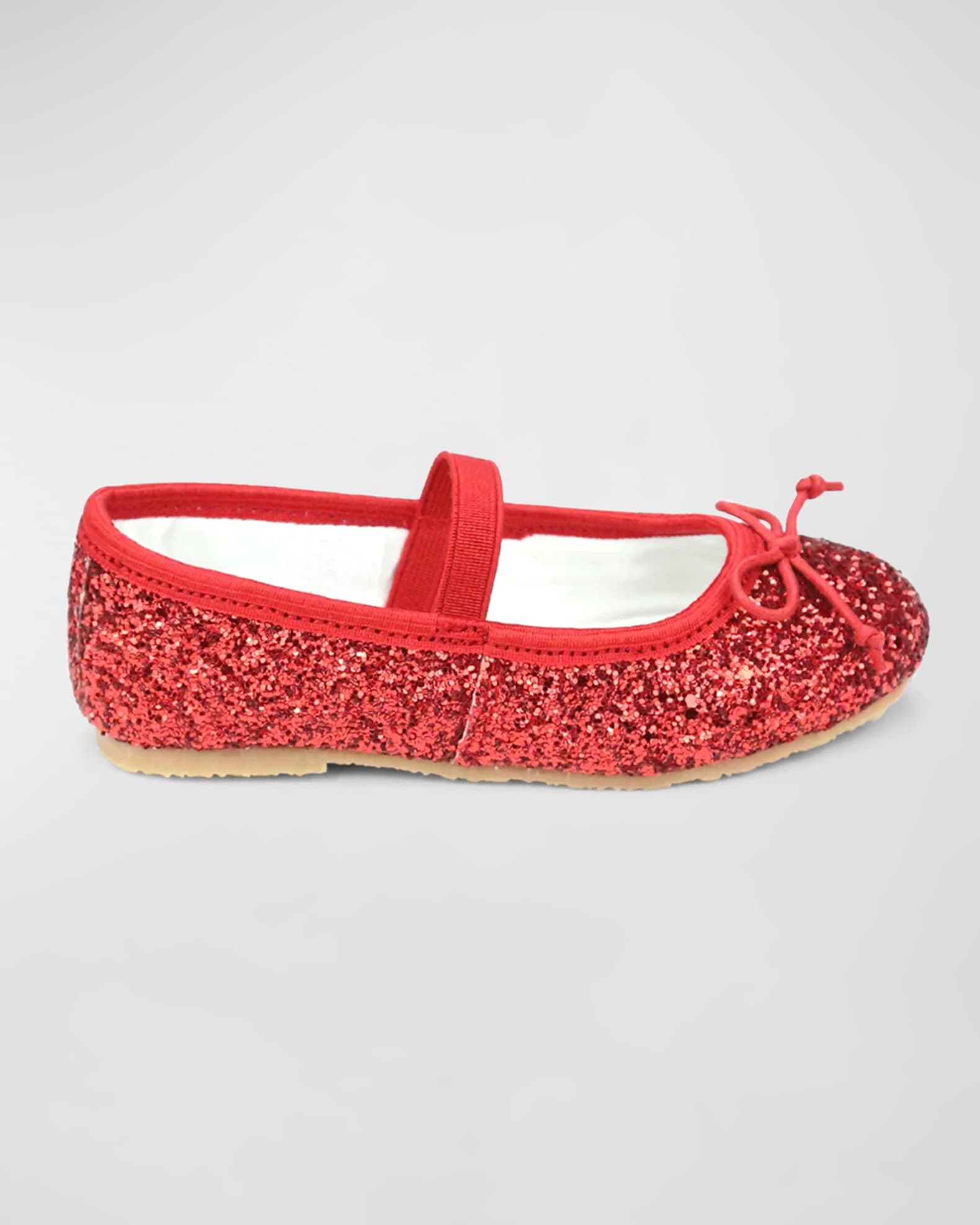 Girl's Victoria Sparkle Glitter Bow Flats, Baby/Toddler/Kids 0