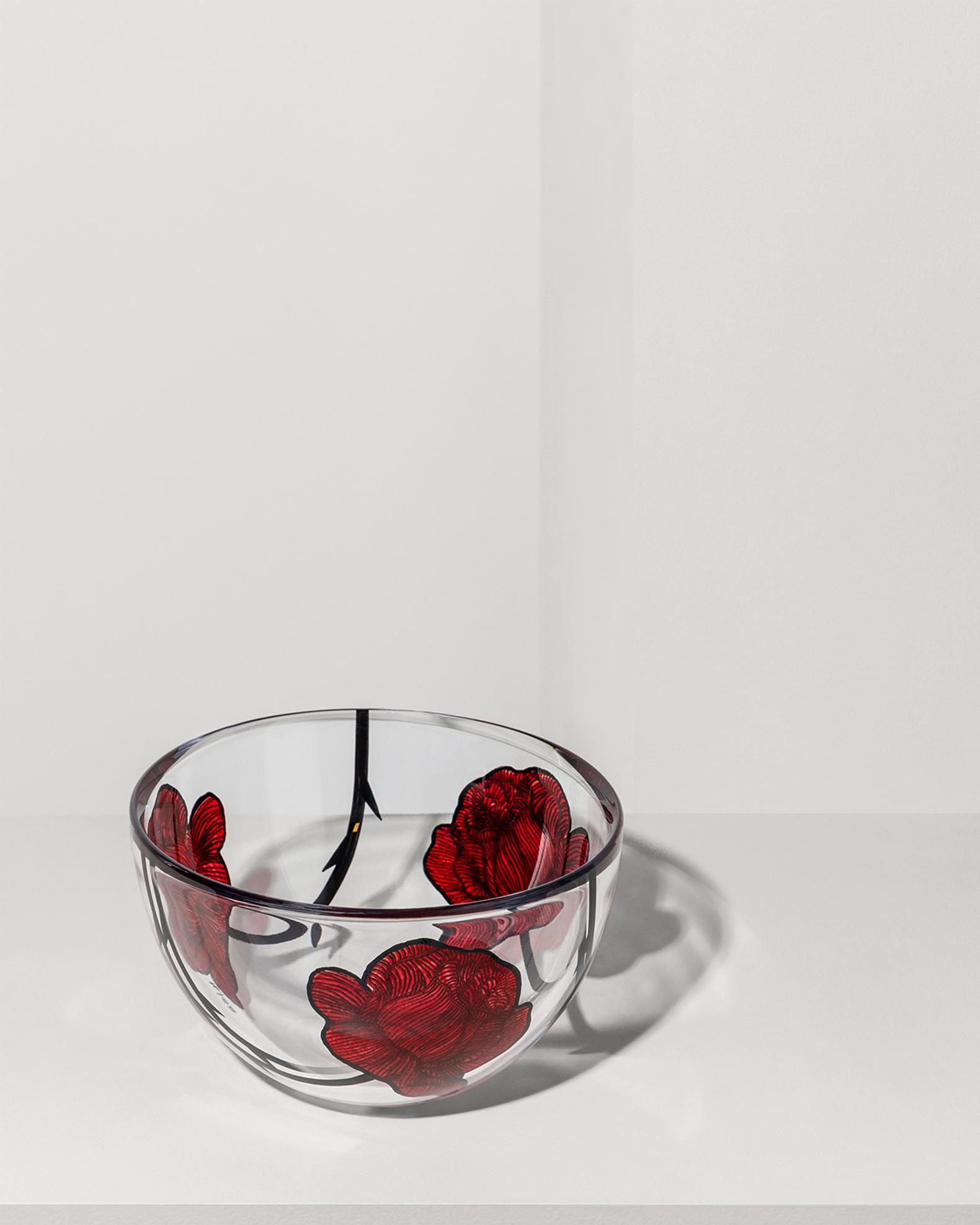 kosta boda コスタボダ　TATTOO BOWL 薔薇 kosta boda コスタボダ TATTOO BOWL 薔薇 Kosta Boda Tattoo Bowl Hand