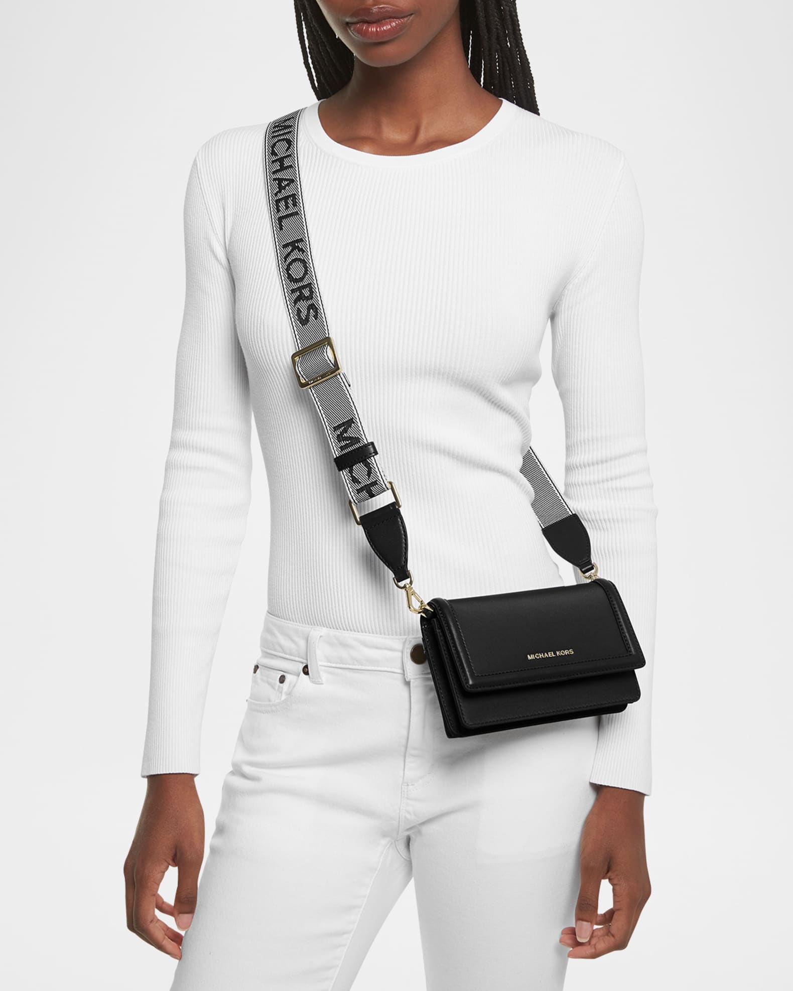 MICHAEL Michael Kors Jet Set Small Phone Crossbody Bag | Neiman Marcus