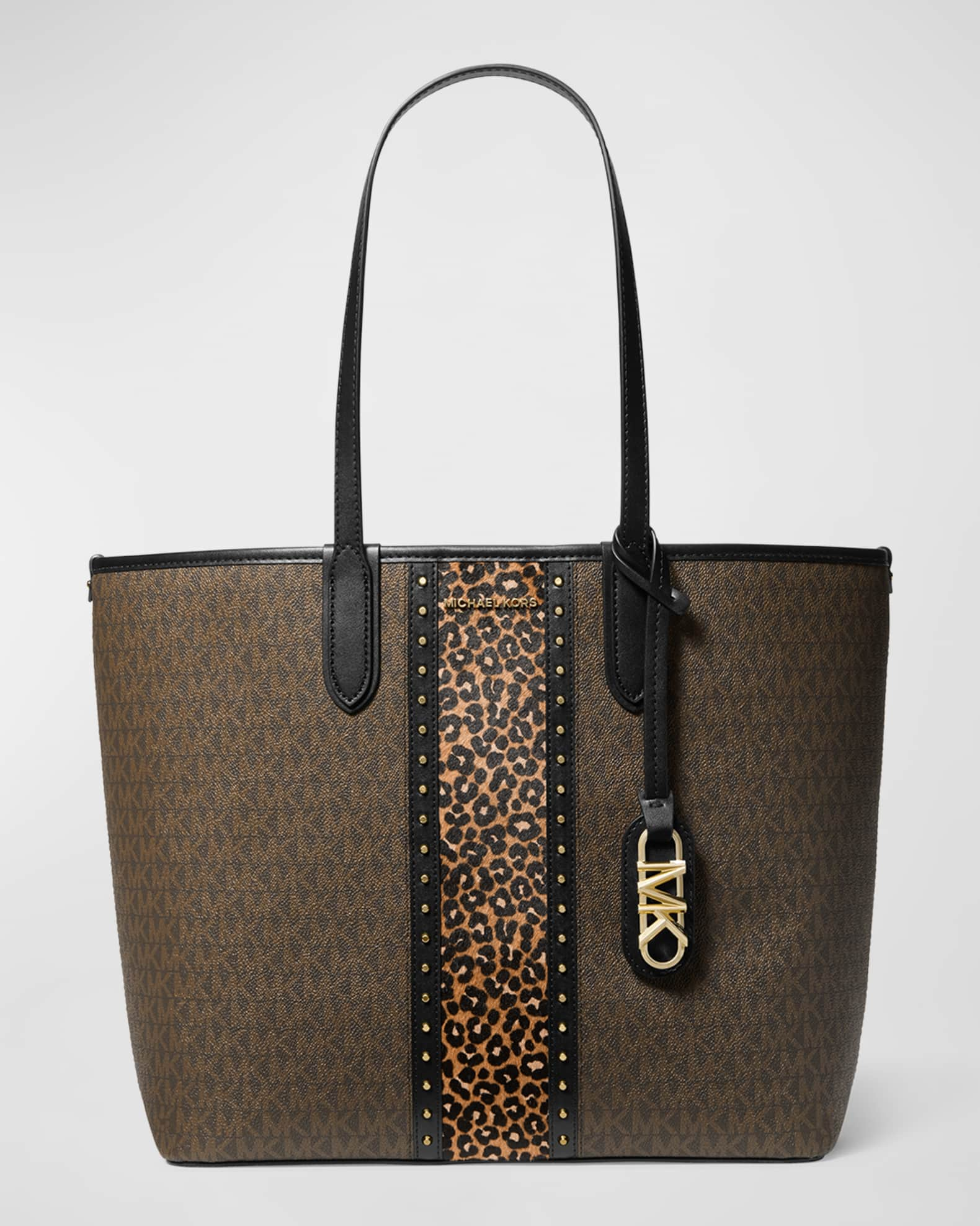 Michael Kors The Michael Large Graphic Logo Print Pvc Tote Bag