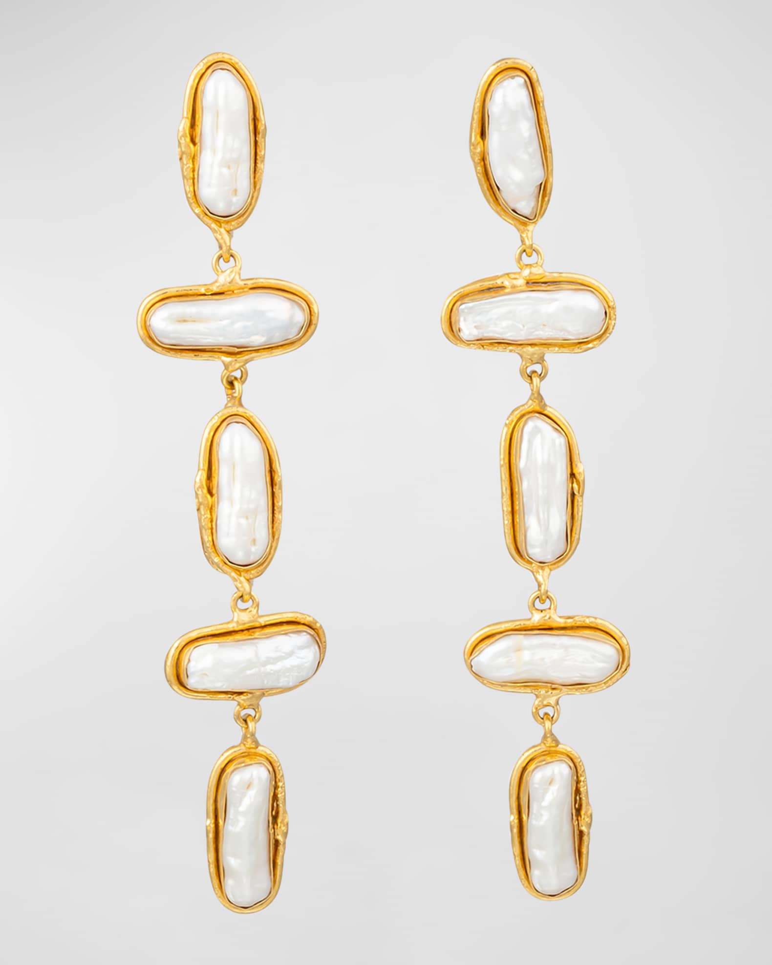 Sylvia Toledano Grace Pearl Clip-On Earrings