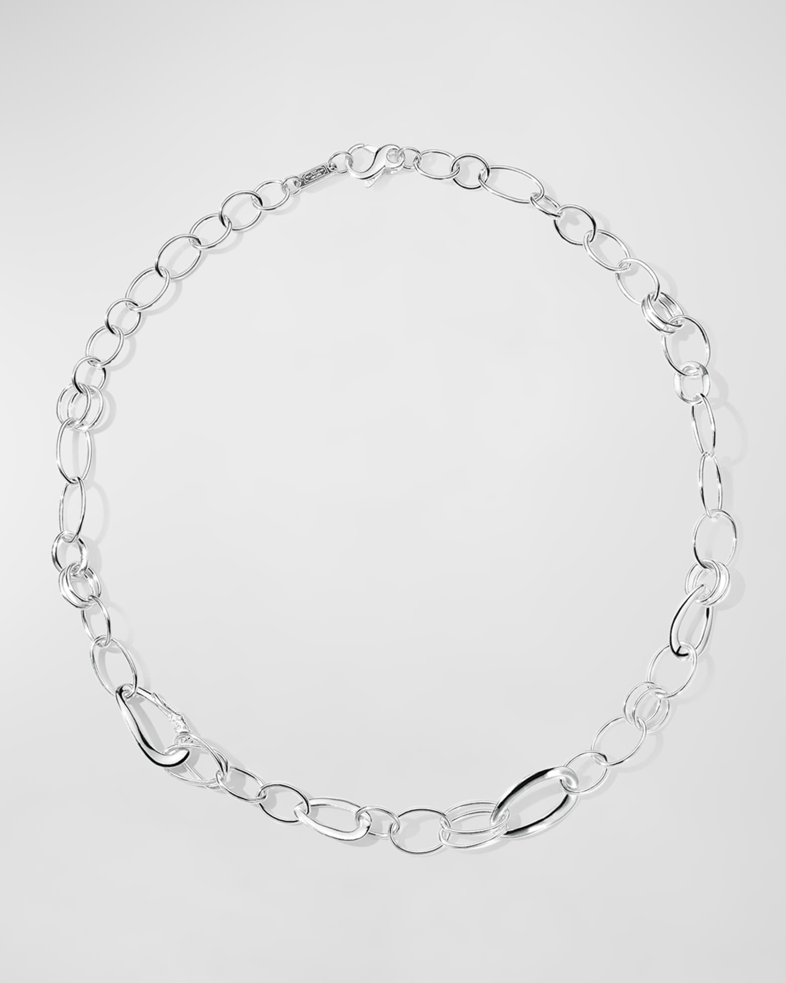 Cherish 925  Sterling Silver Link Necklace, 18" 0