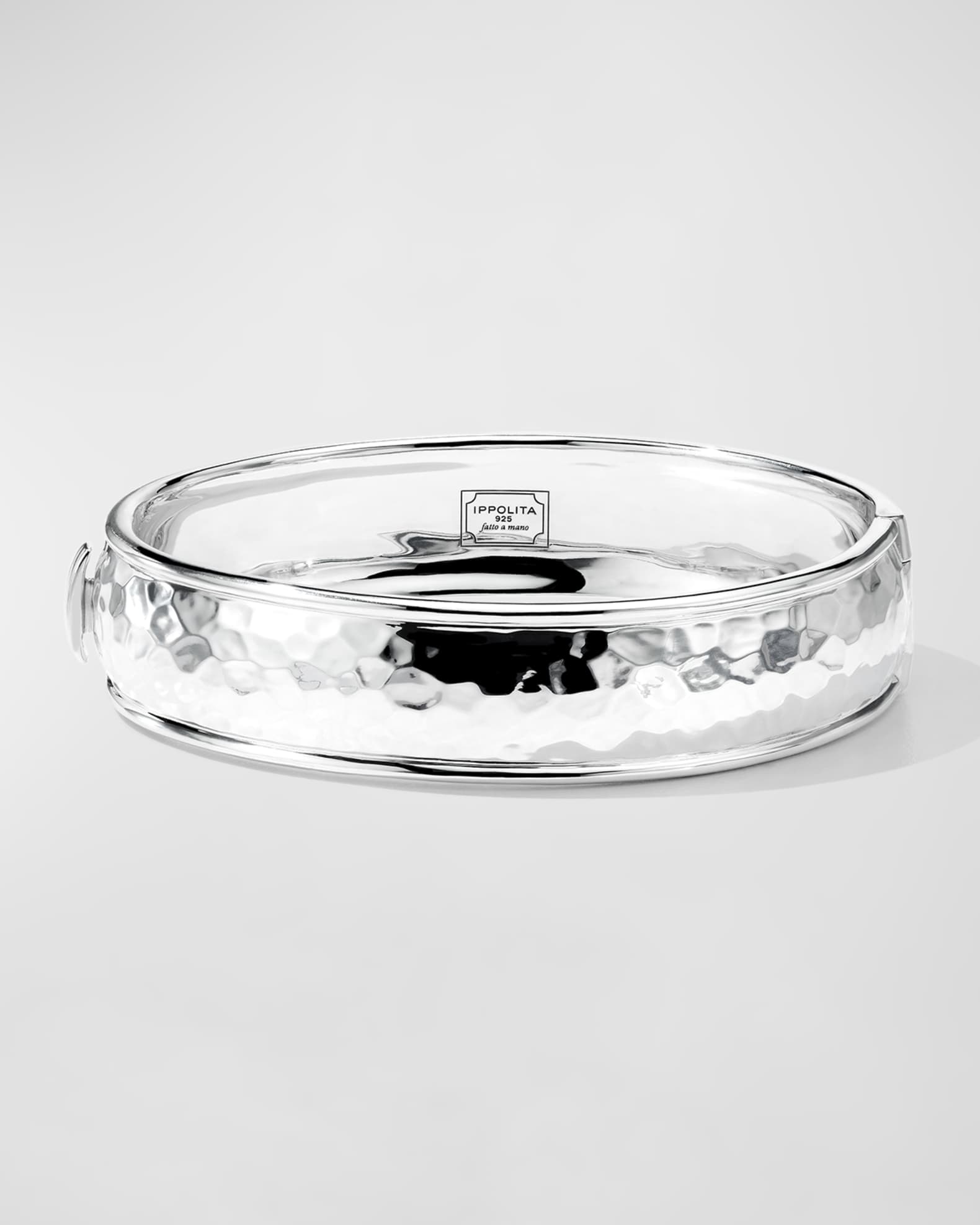 Goddess Medium Bangle in 925 Sterling Silver 0
