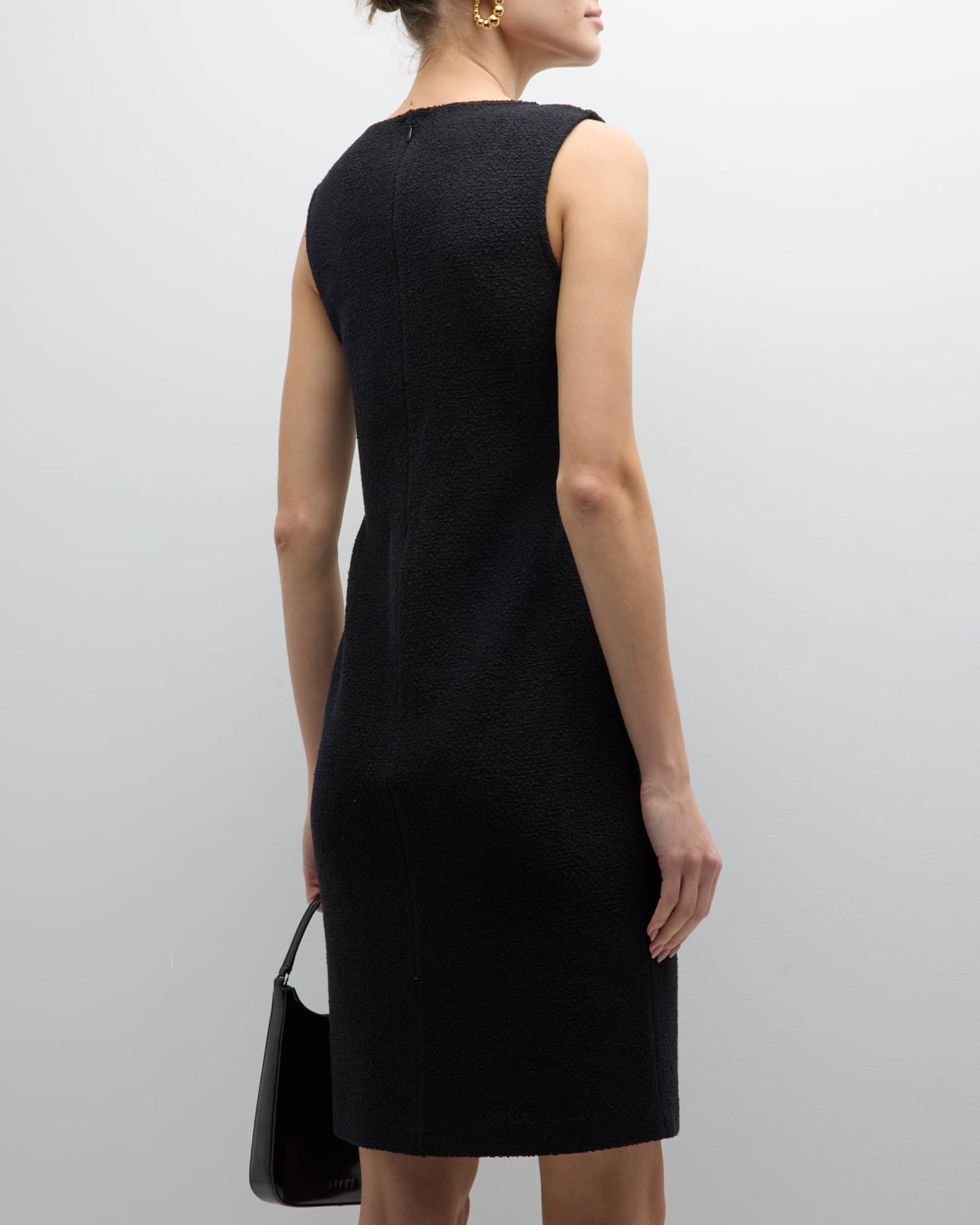 black knit sleeveless dress Schiffli Bloom Puff Sleeve Top – THE CLUB OF WHITE main image 0