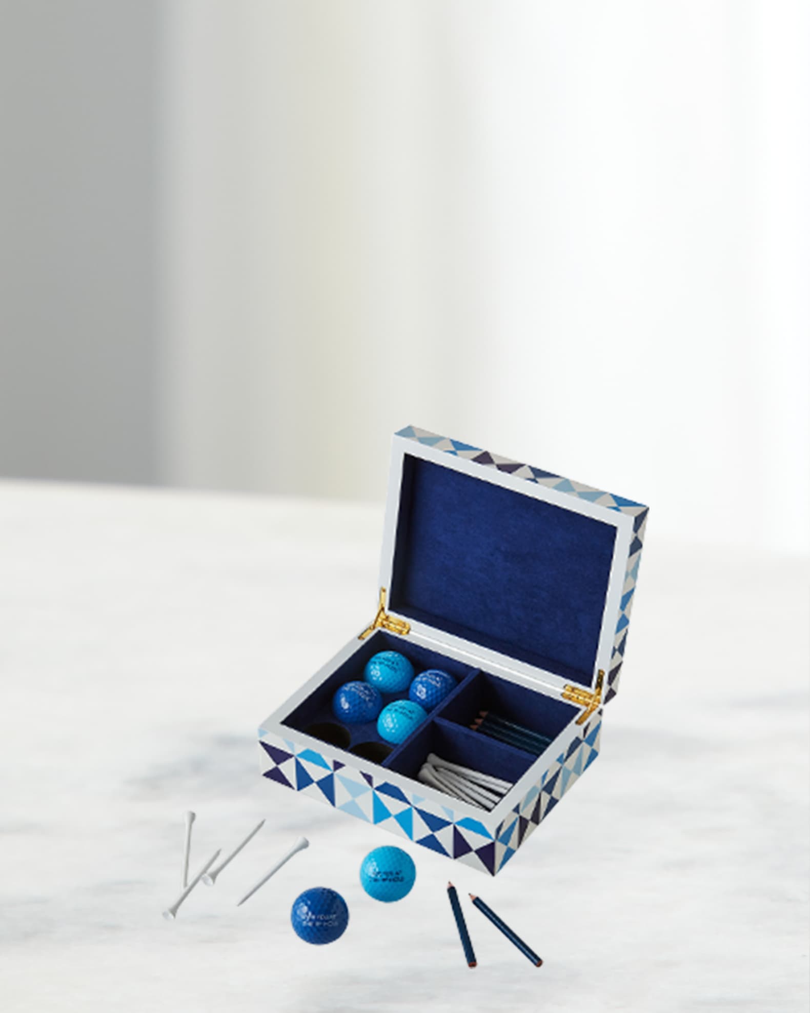 Jonathan Adler Sorrento Lacquer Golf Gift Set Neiman Marcus