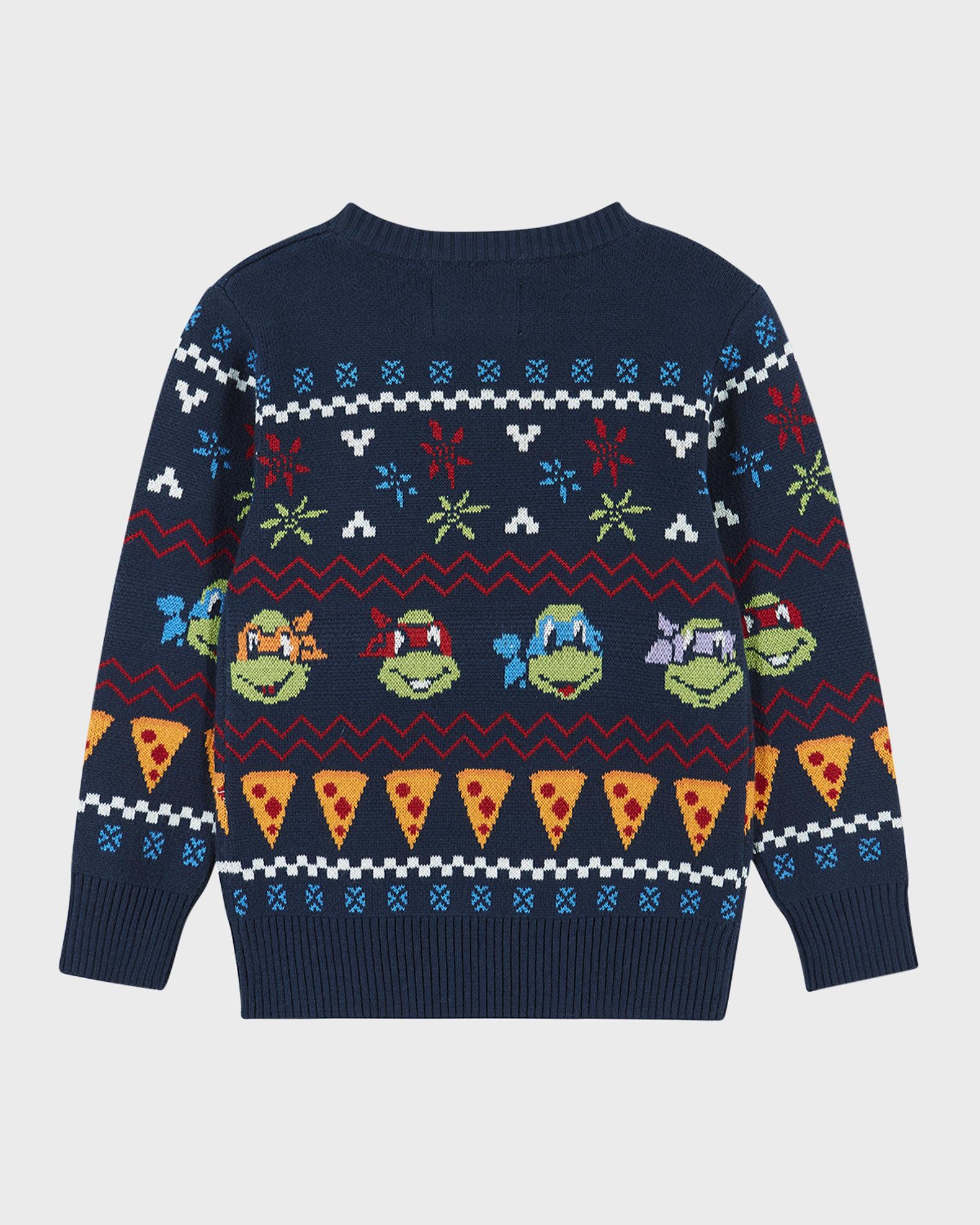 x Teenage Mutant Ninja Turtles Jacquard Holiday Sweater | Neiman Marcus