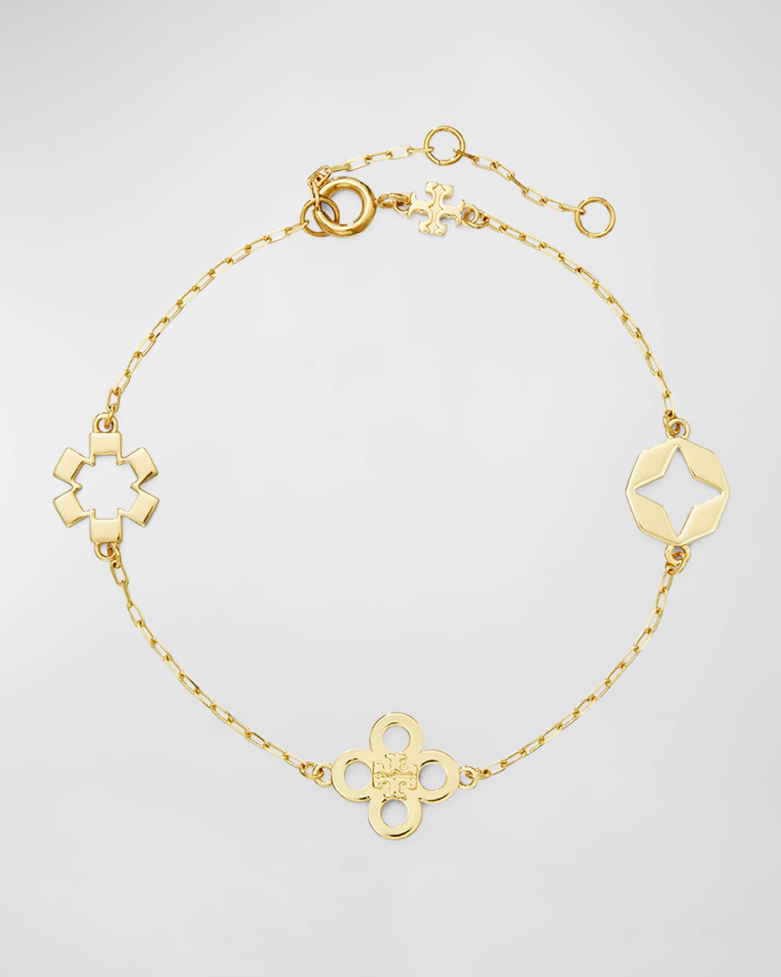 Tory Burch Kira Clover Bracelet, Tory Gold, Women's, Bracelets