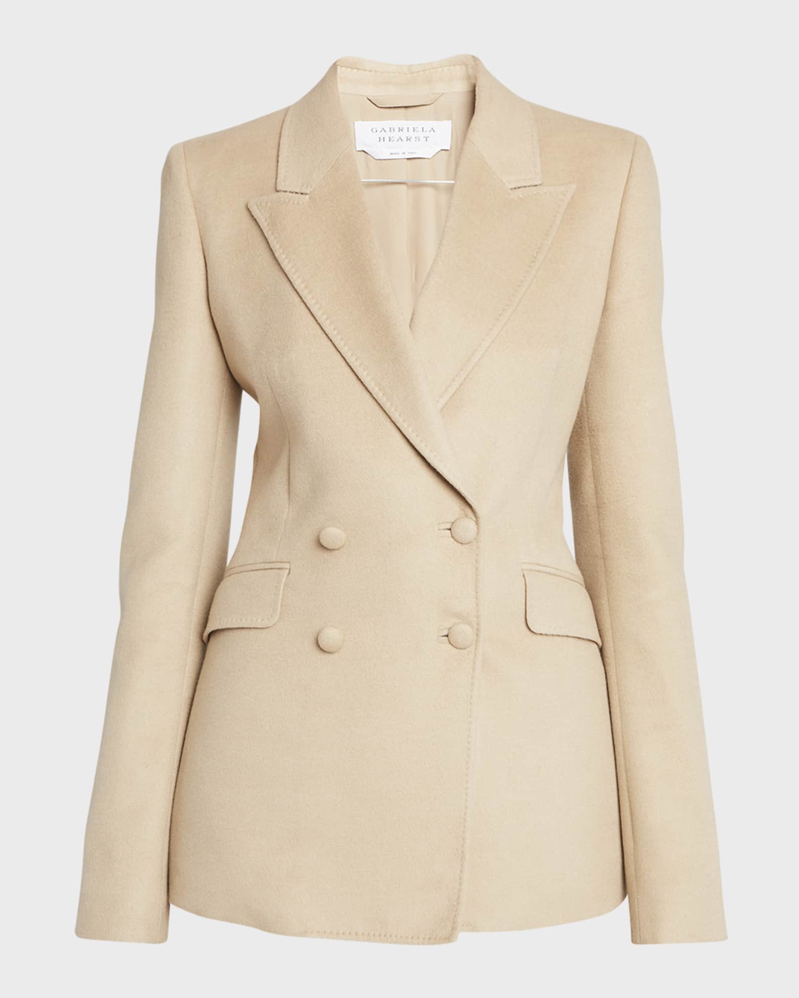 Silk Double Breasted Blazer main image 1
