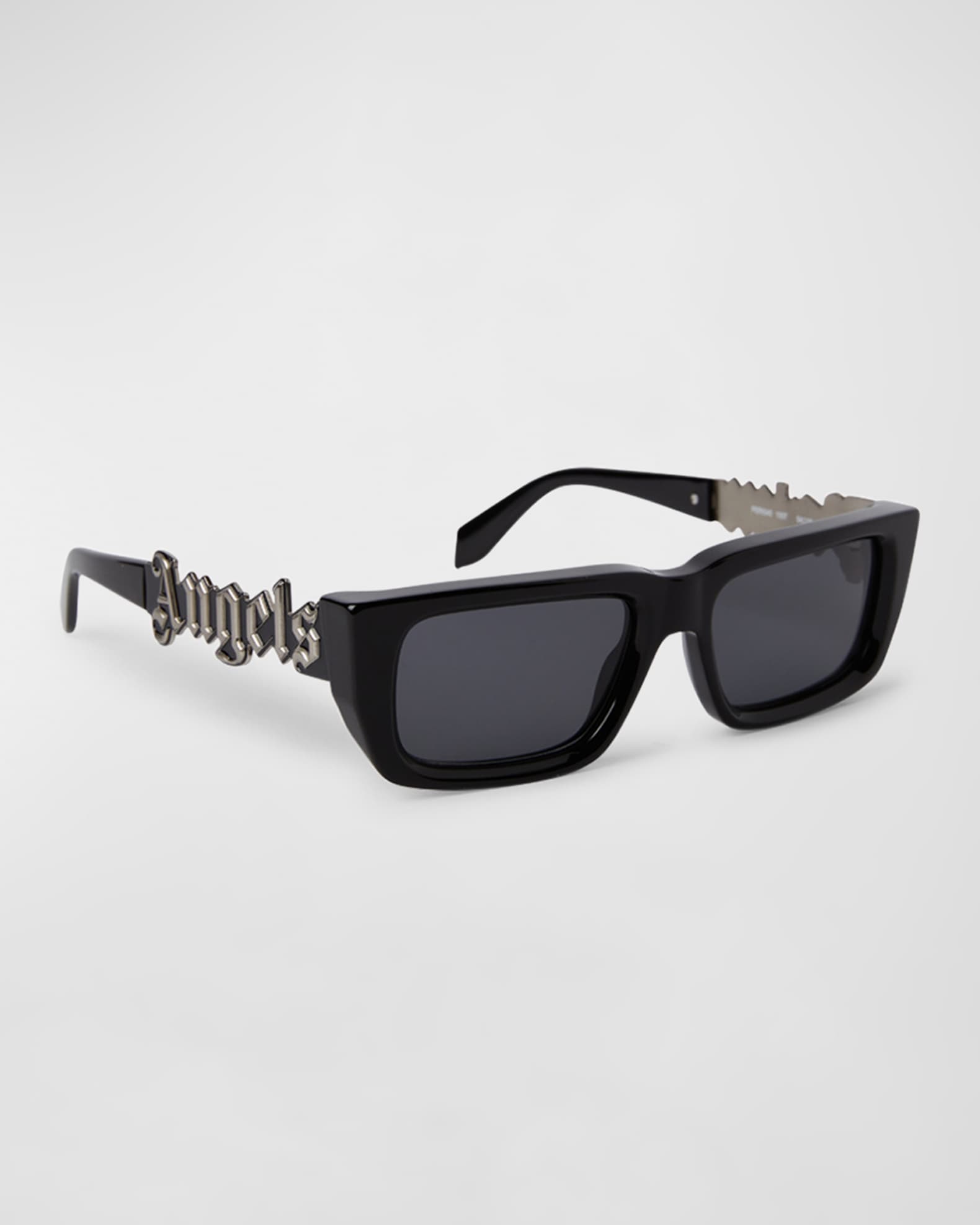 Palm Angels Milford Acetate Metal Rectangle Sunglasses Neiman
