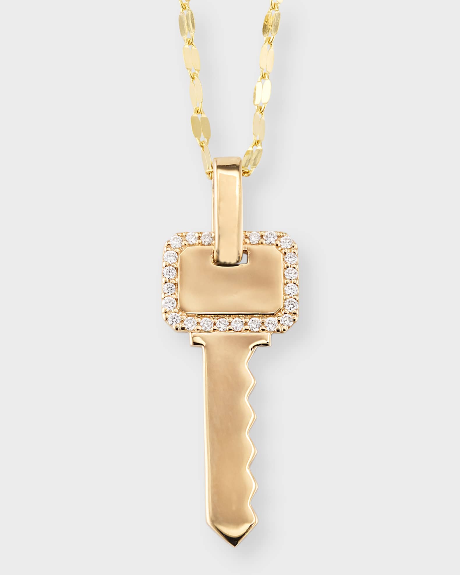  Jewelry Affairs 14k Yellow Real Gold Lock And Key