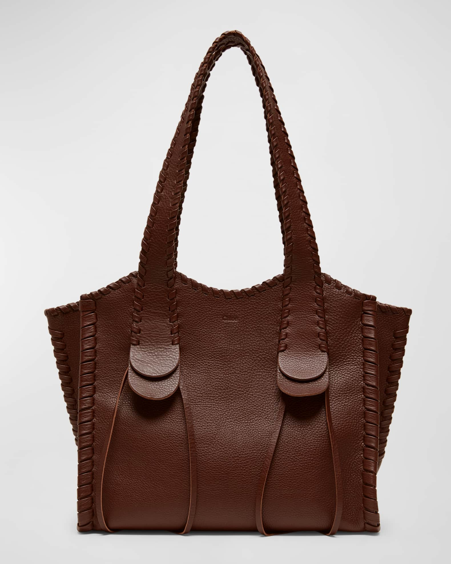 Chloé Mony Whip Stitching Tote Bag