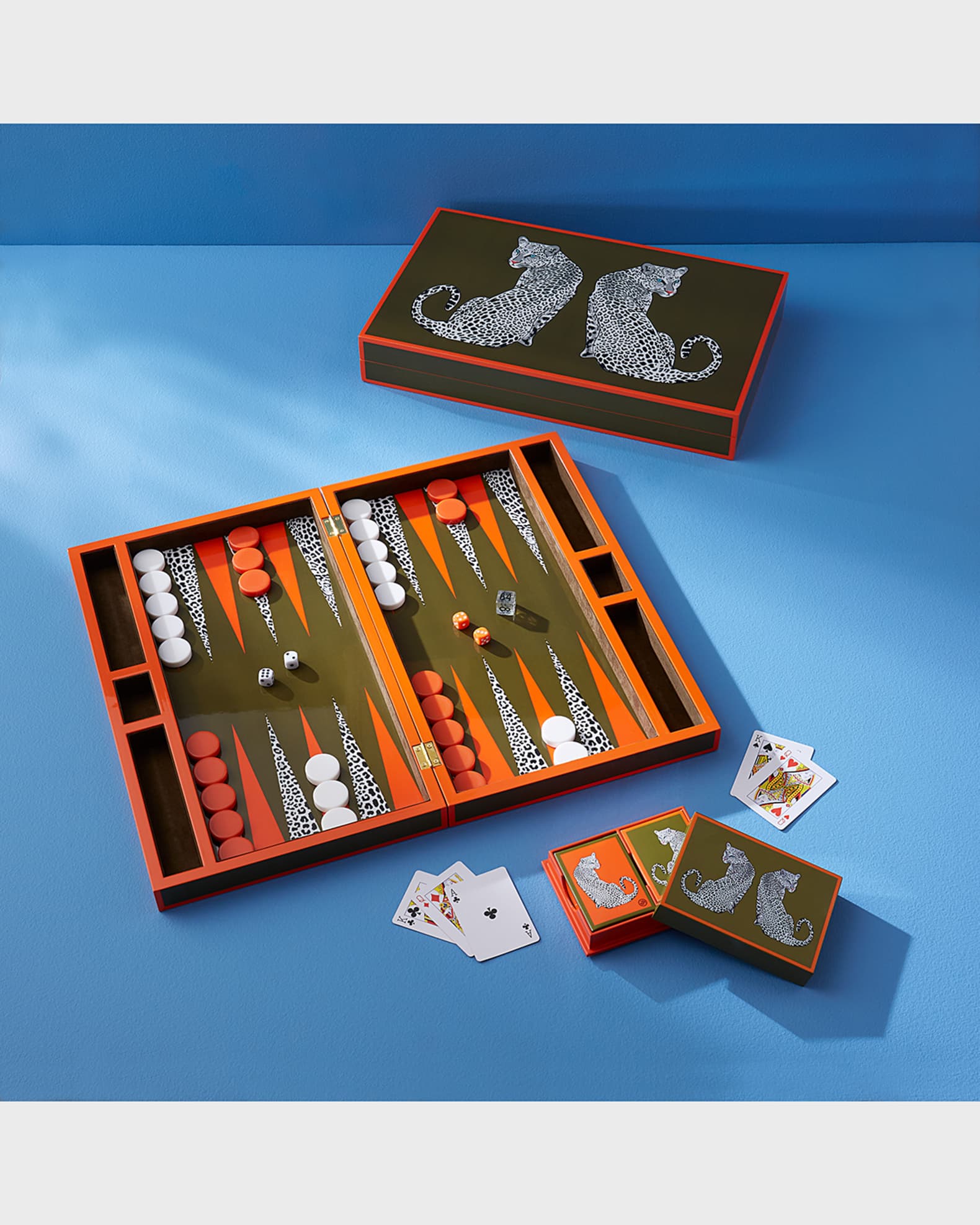 Jonathan Adler Leopard Backgammon Set Neiman Marcus