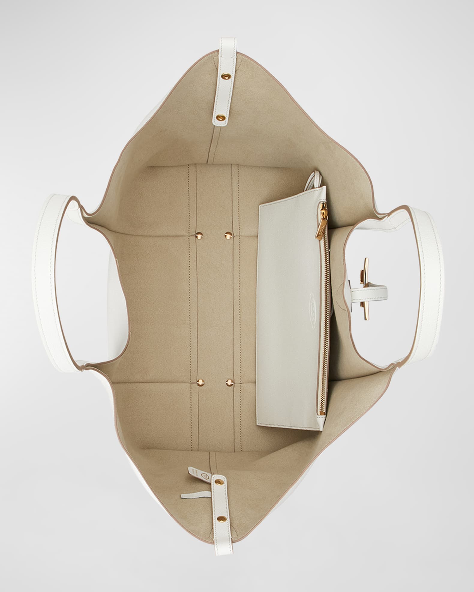 Medium Leather T Timeless Tote Shopping Bag | Neiman Marcus