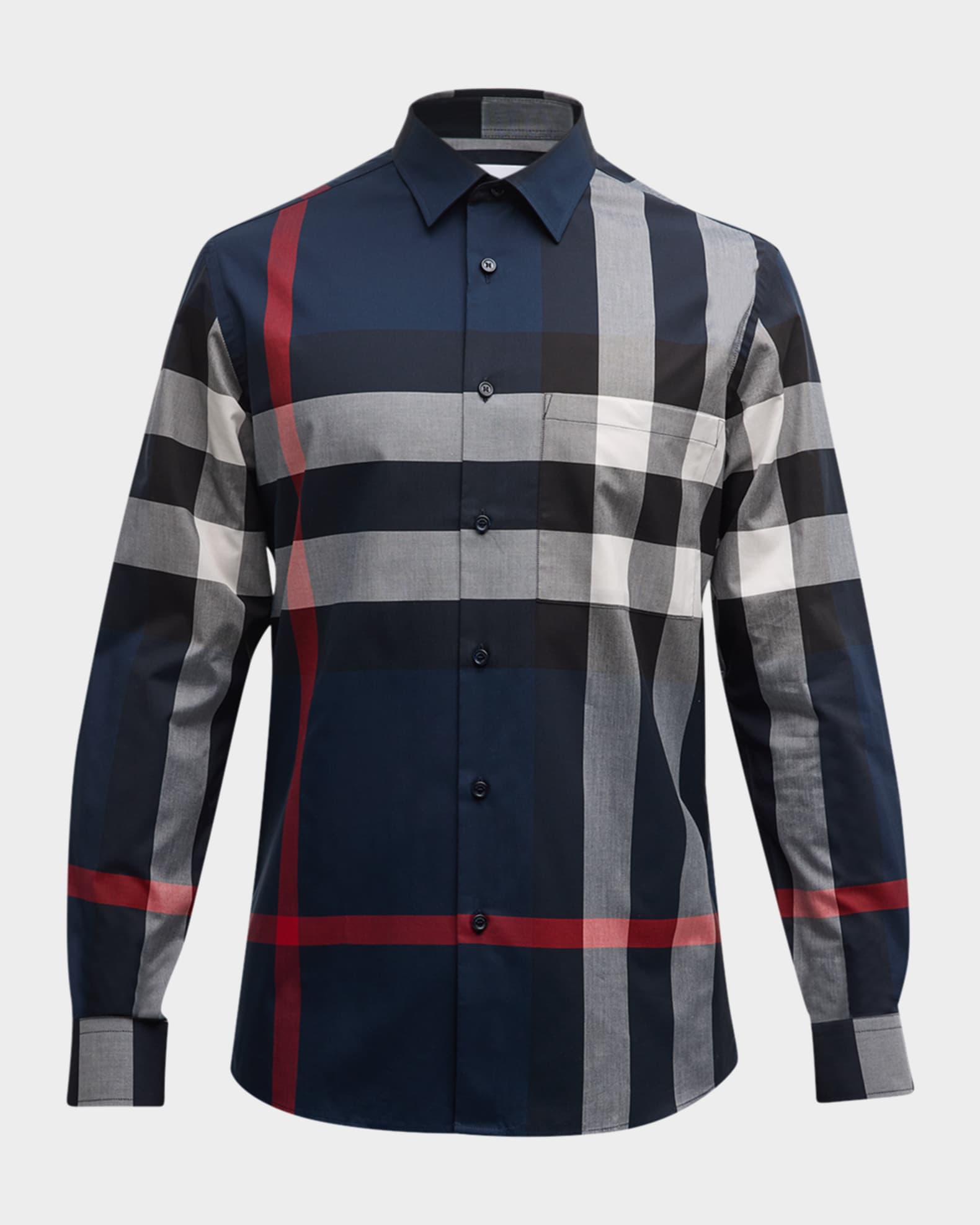 Burberry button down shirt discount