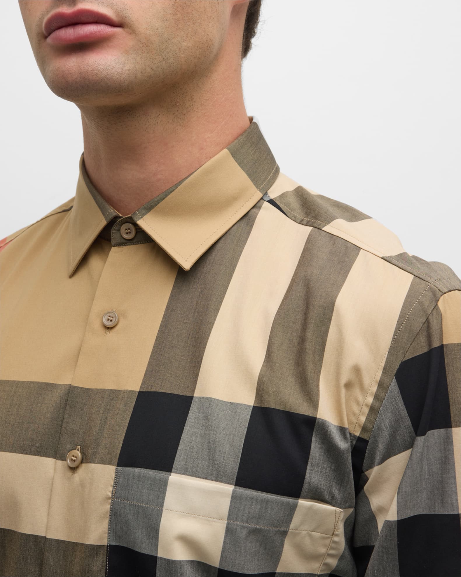 Burberry thornaby check sport shirt outlet