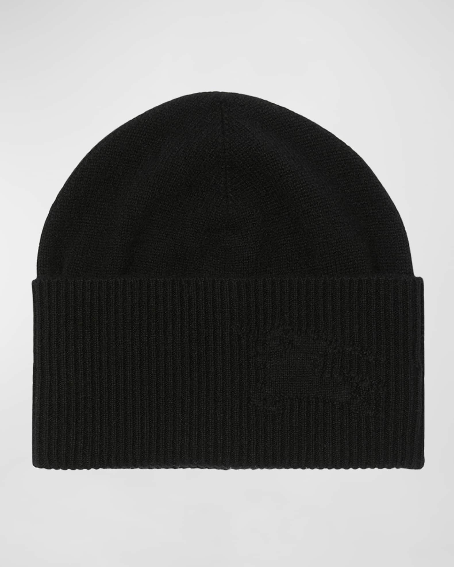 Burberry Men's Cashmere EKD Beanie Hat