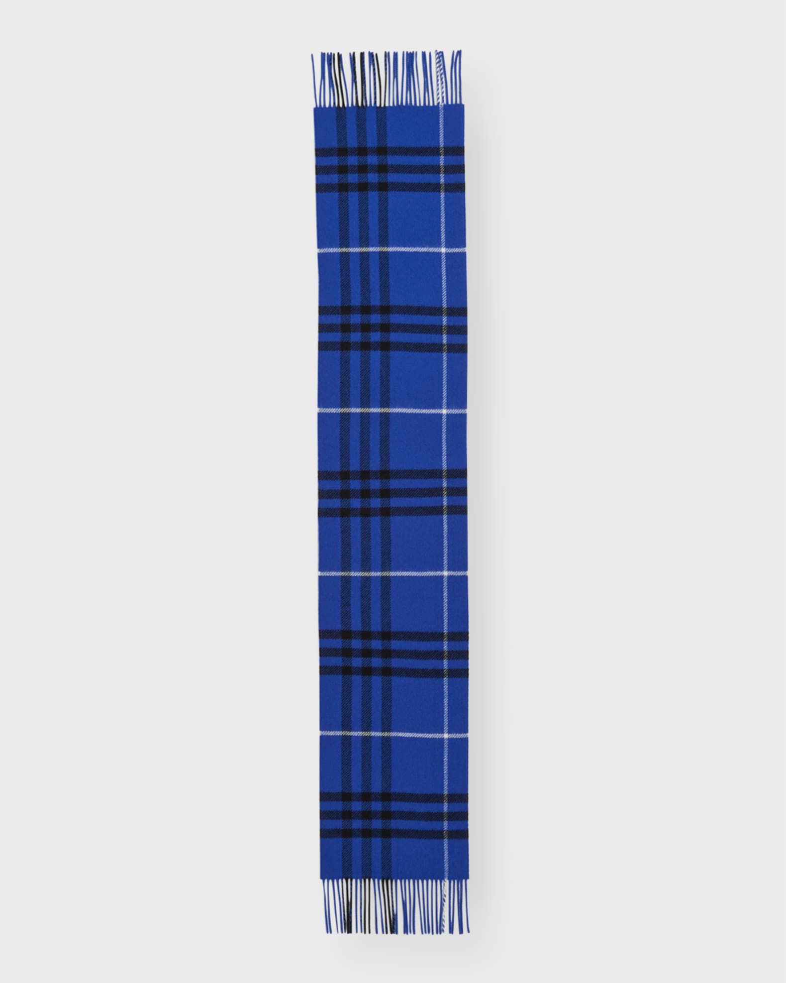 Burberry Men's Wool Check Scarf Neiman Marcus