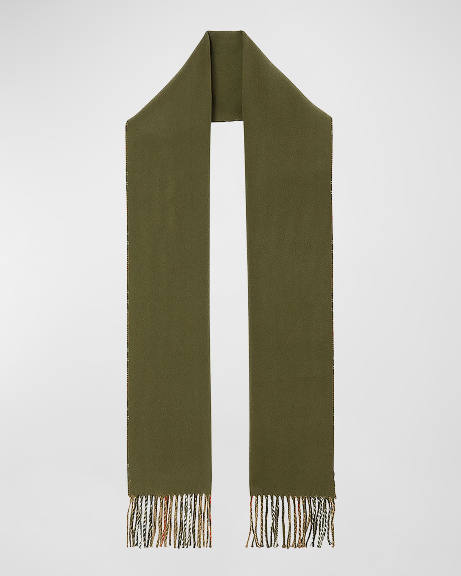 Burberry Men's Reversible Cashmere Vintage Check Scarf Neiman Marcus