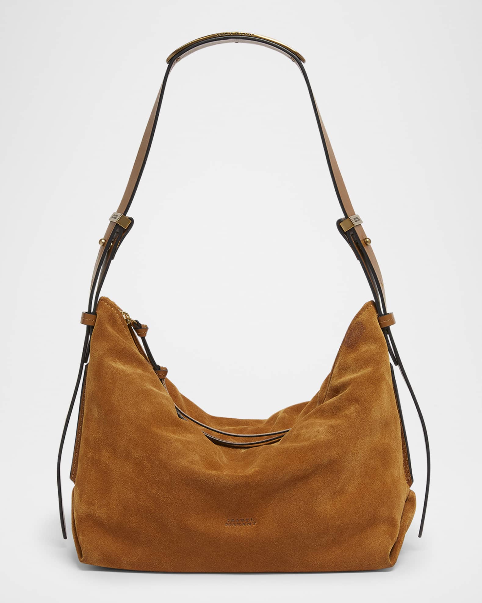 Leyden Zip Suede & Leather Shoulder Bag 0