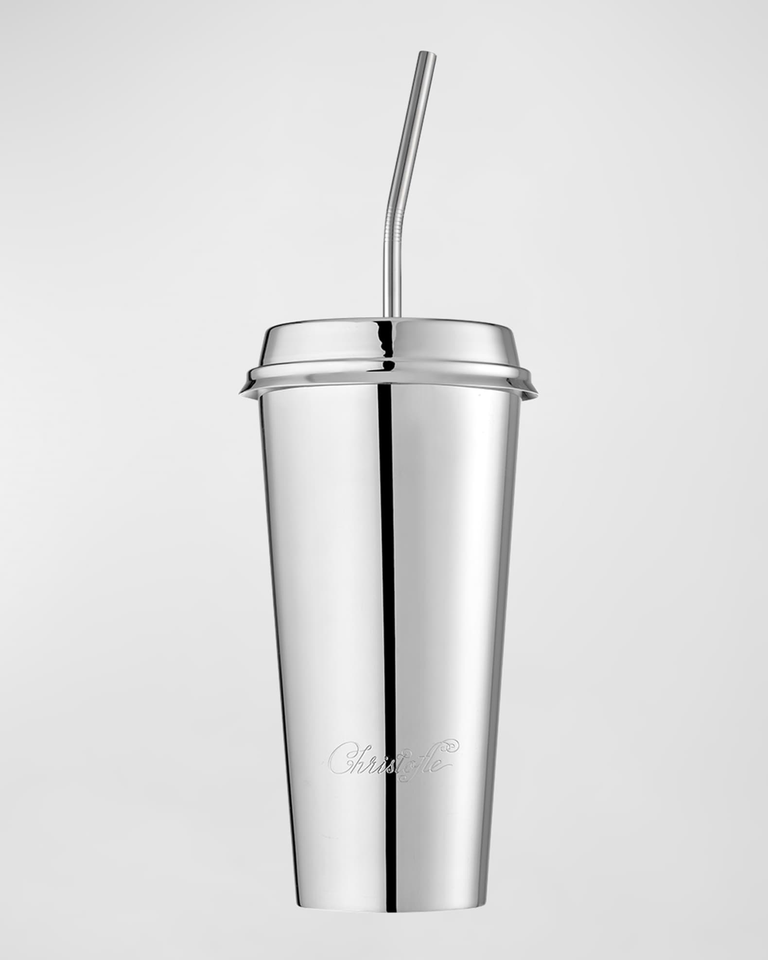 Sip in style with Saint Laurent's metal straws