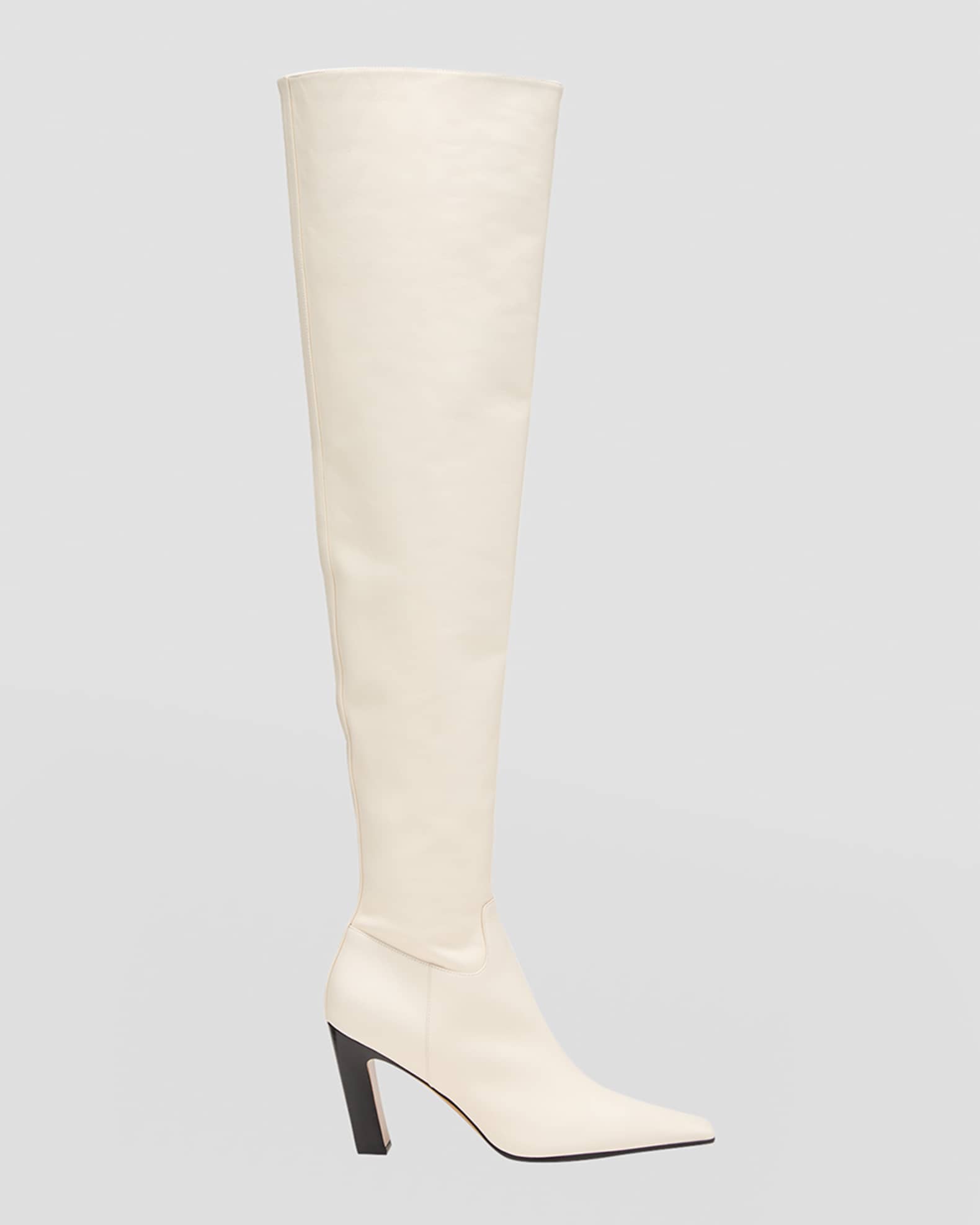Marfa Calfskin Over-The-Knee Boots 0