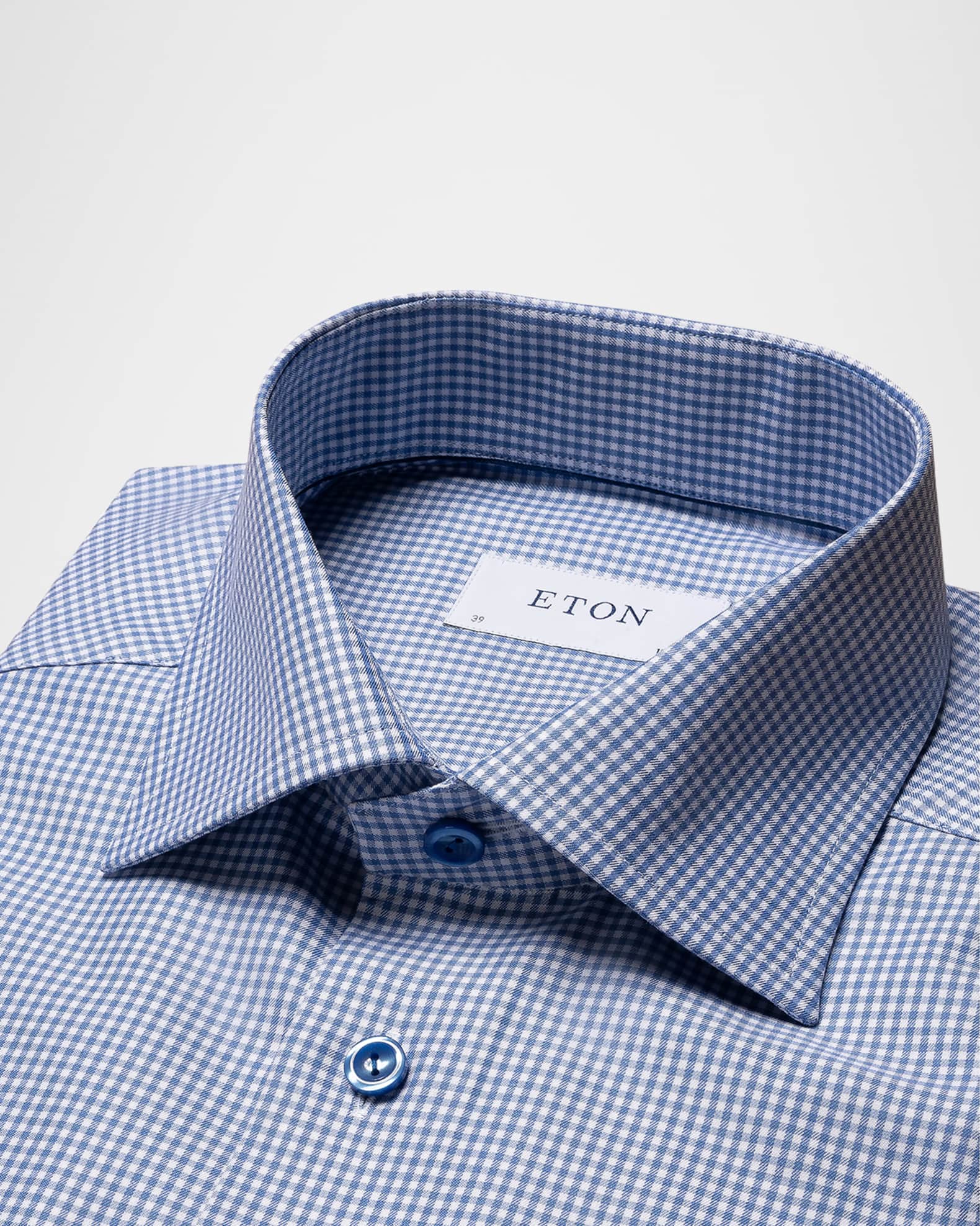 Eton Men's Slim Fit Twill Dress Shirt | Neiman Marcus