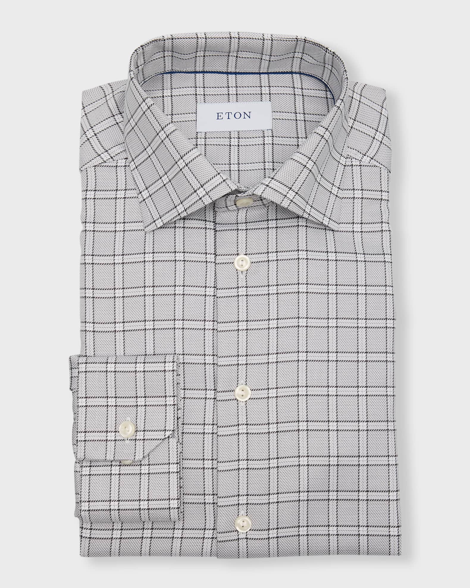 Eton Men's Slim Fit CheckPrint Dress Shirt Neiman Marcus