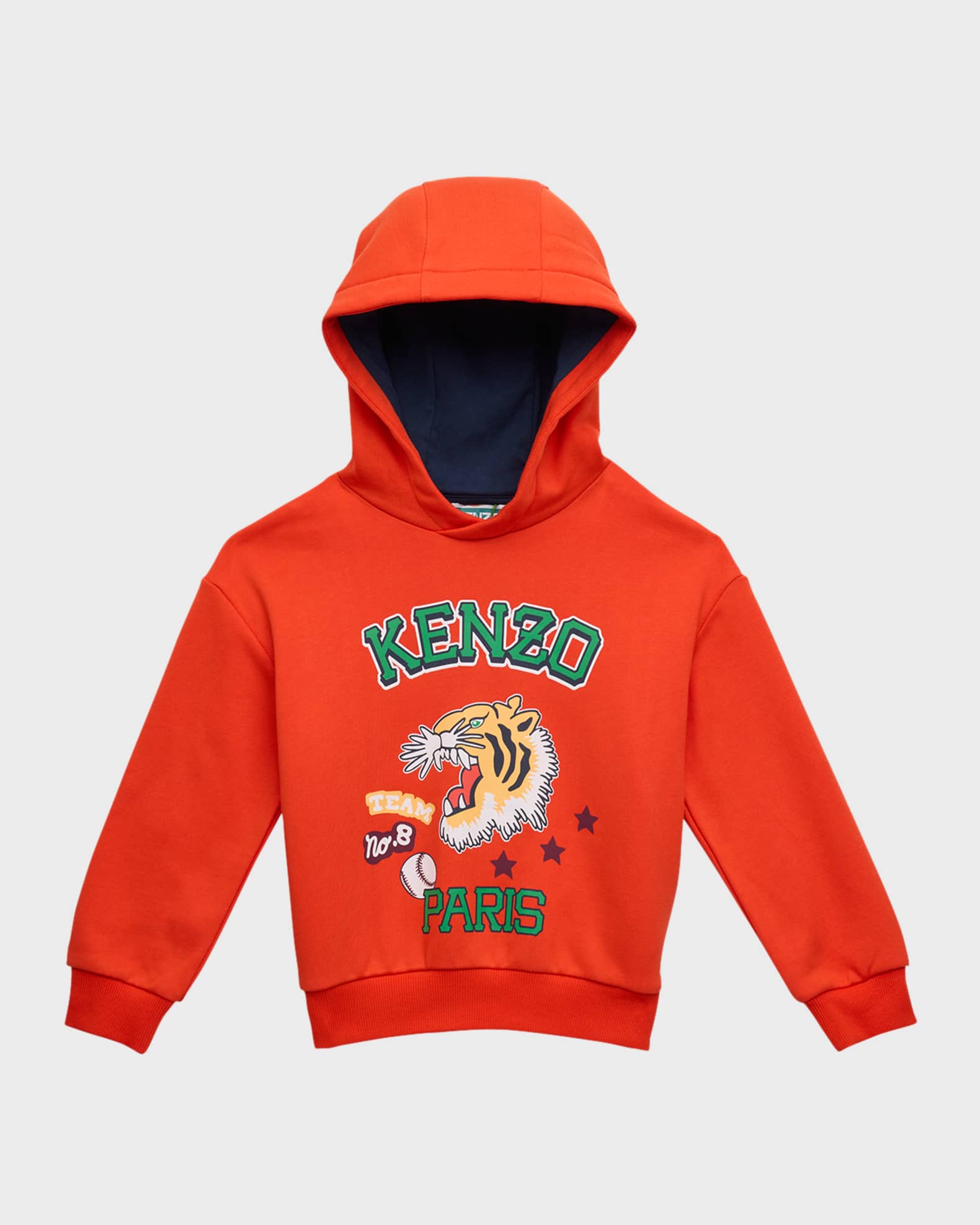 klodset Måltid at donere Kenzo Boy's Classic Tiger Graphic Hoodie, Size 4-5 | Neiman Marcus