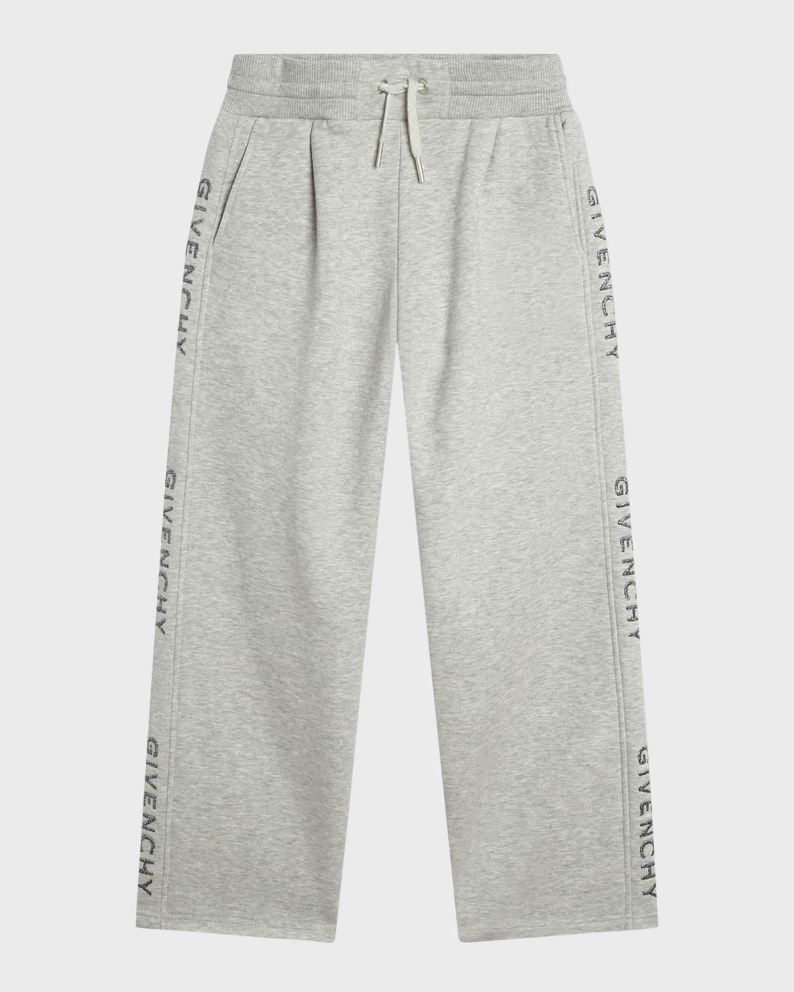Givenchy Kids' Logo Tape Fleece Sweatpants
