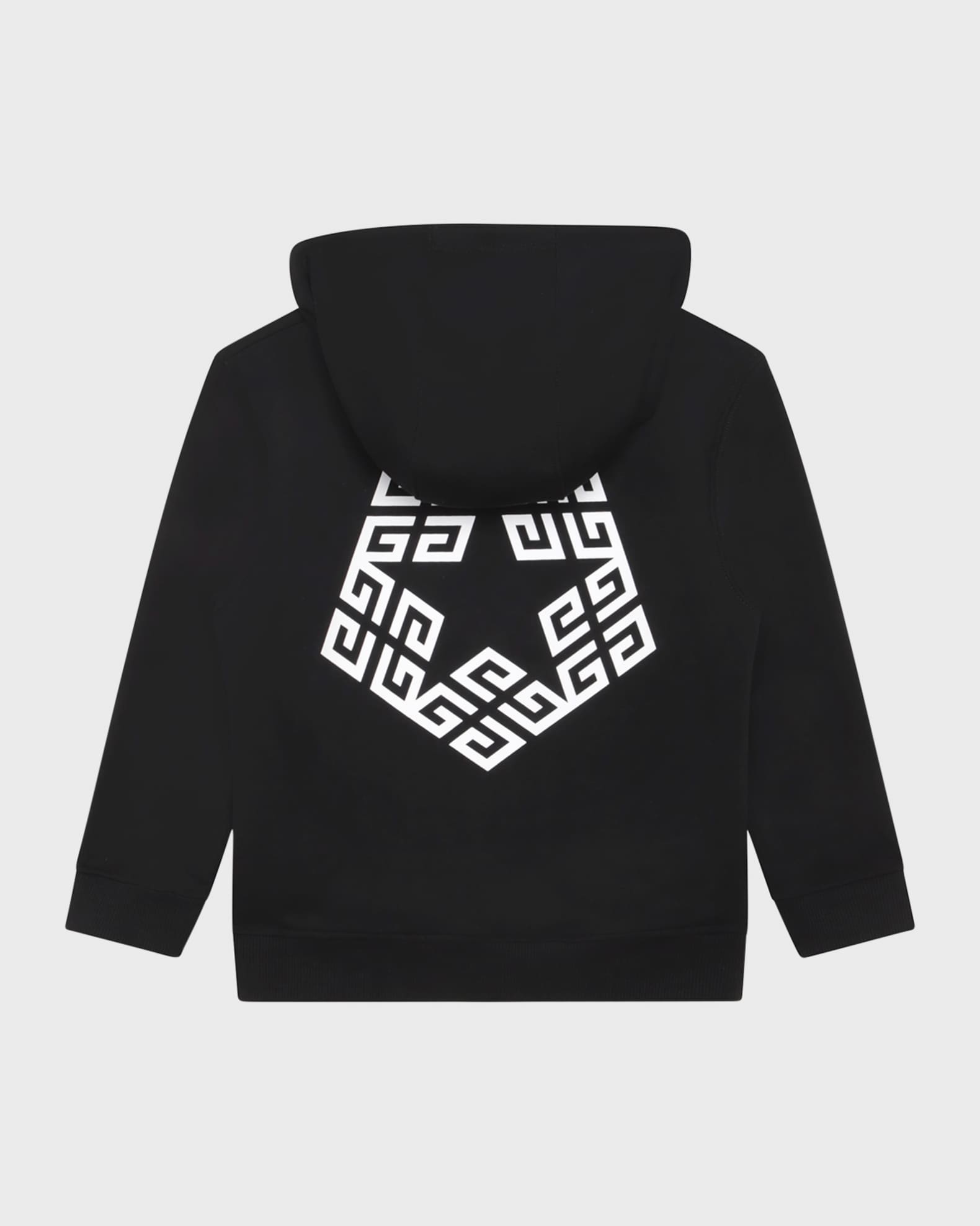 Boy's Fleece Logo Print Hooded Sweatshirt 1
