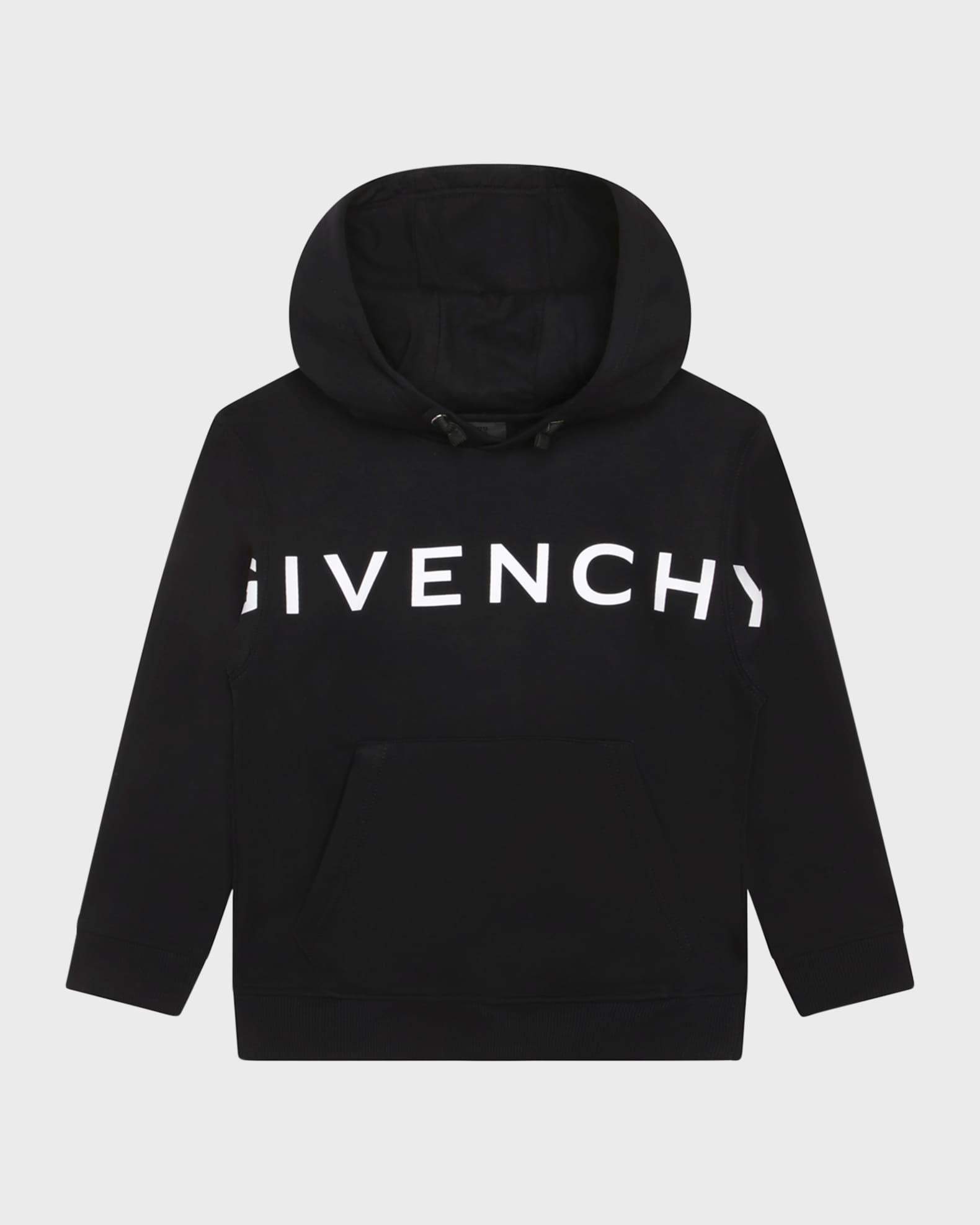 Boy's Fleece Logo Print Hooded Sweatshirt 0