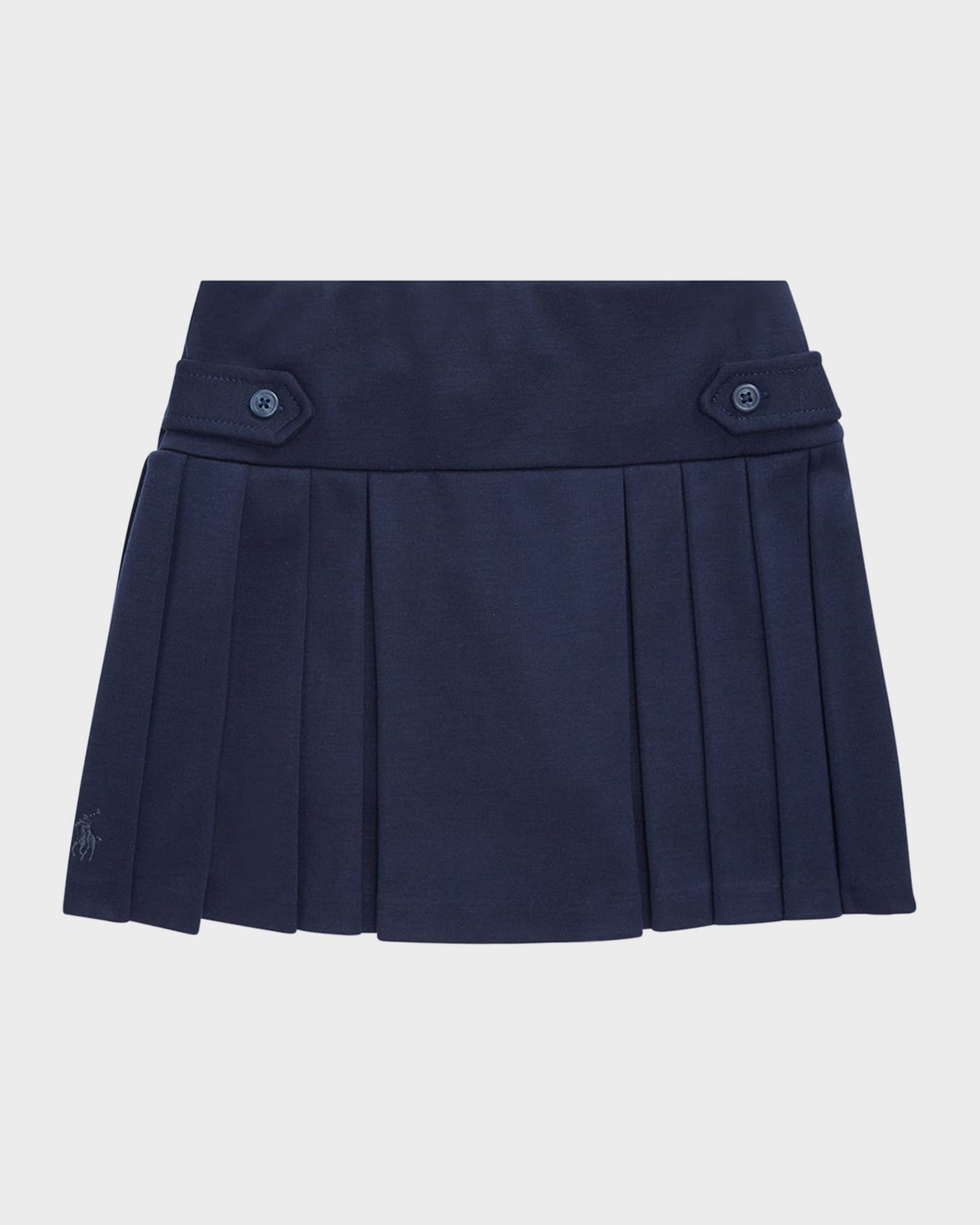 Ralph Lauren Childrenswear Girl's Pleated Ponte Skort, Size S-XL