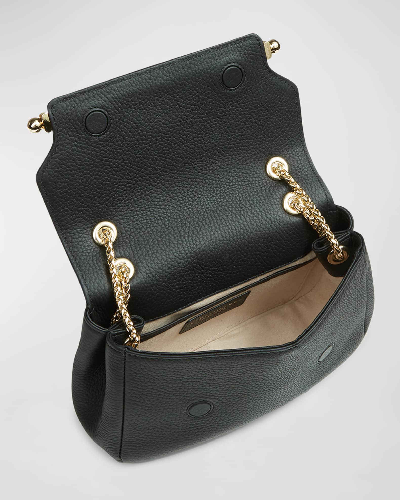STRATHBERRY East-West Flap Leather Chain Shoulder Bag