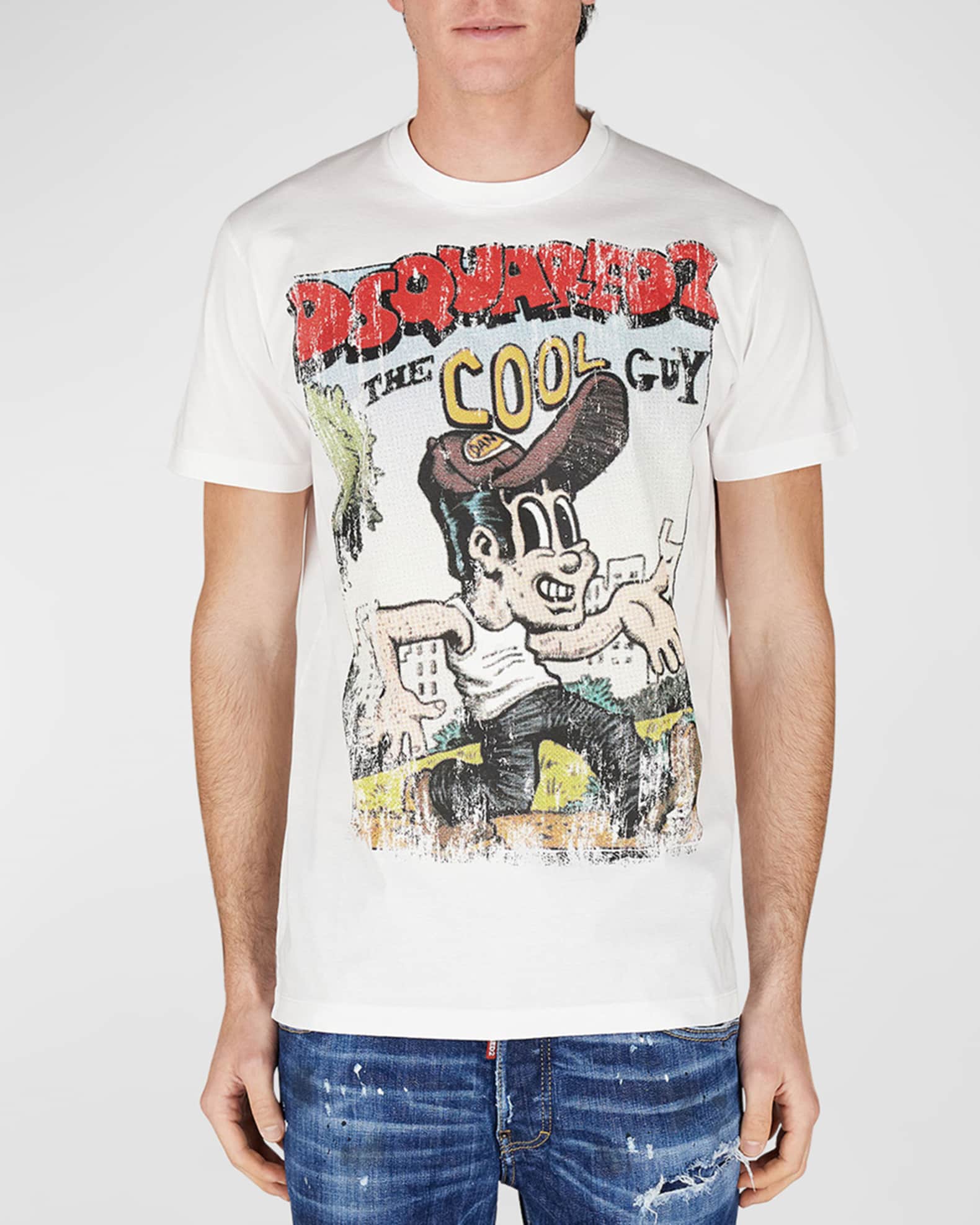 Dsquared2 Cool Guy Graphic Crewneck Tee Neiman Marcus