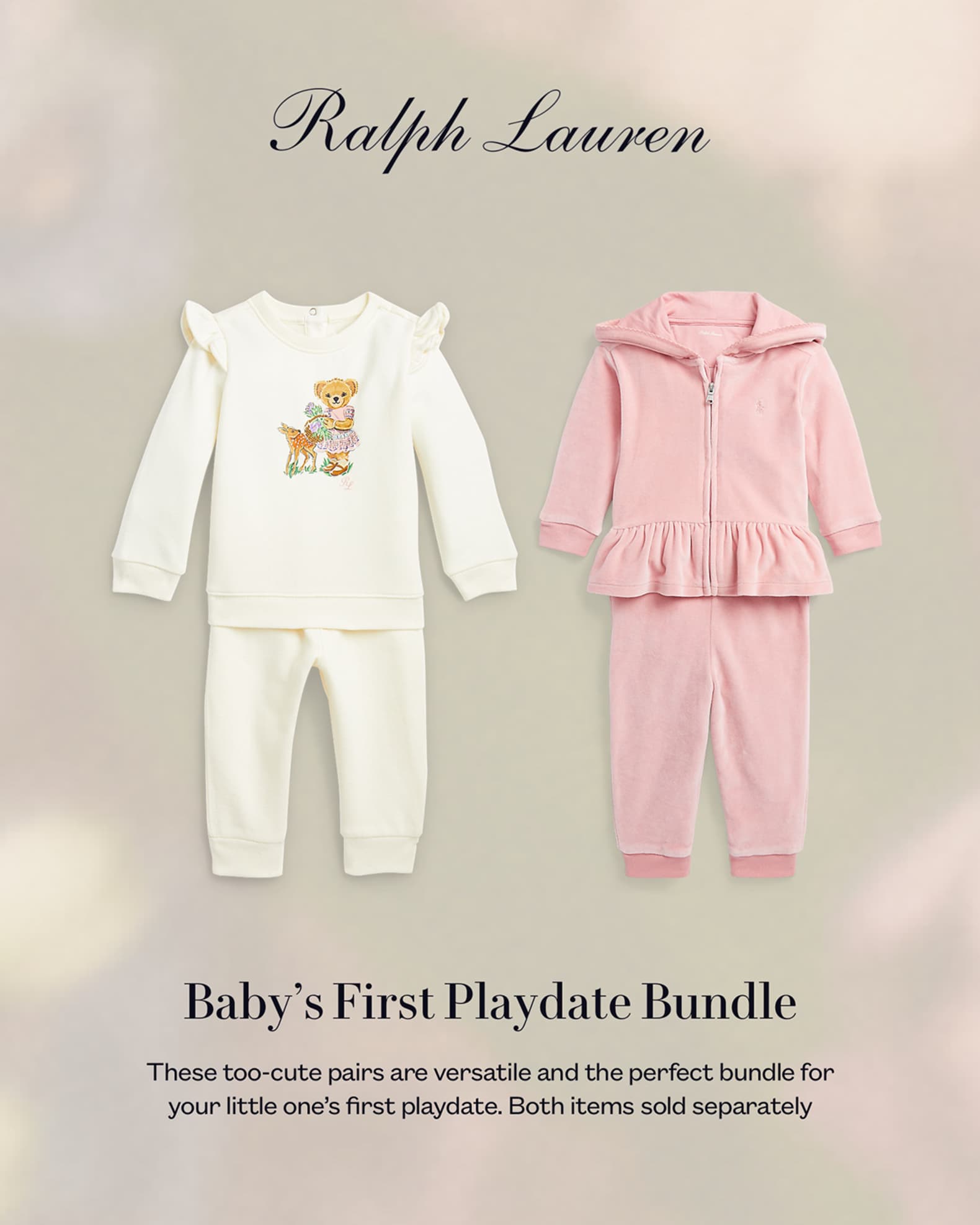 Ralph lauren intrinsic baby girl tracksuit