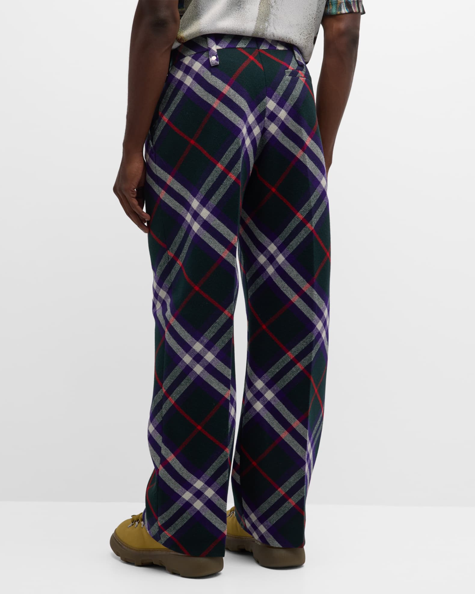 Burberry check pants shop