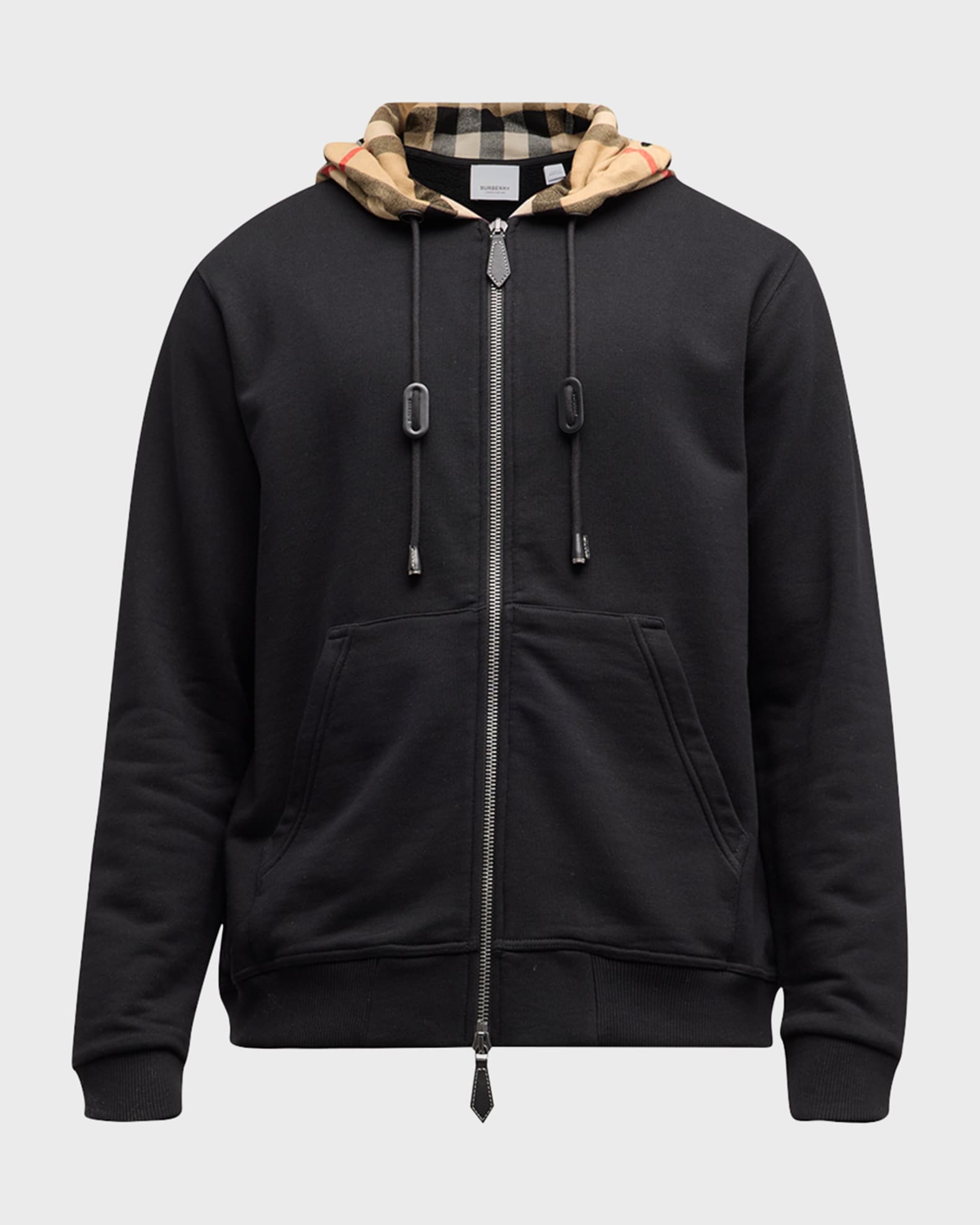 Burberry Monogram Zip-Up Hoodie - ShopStyle