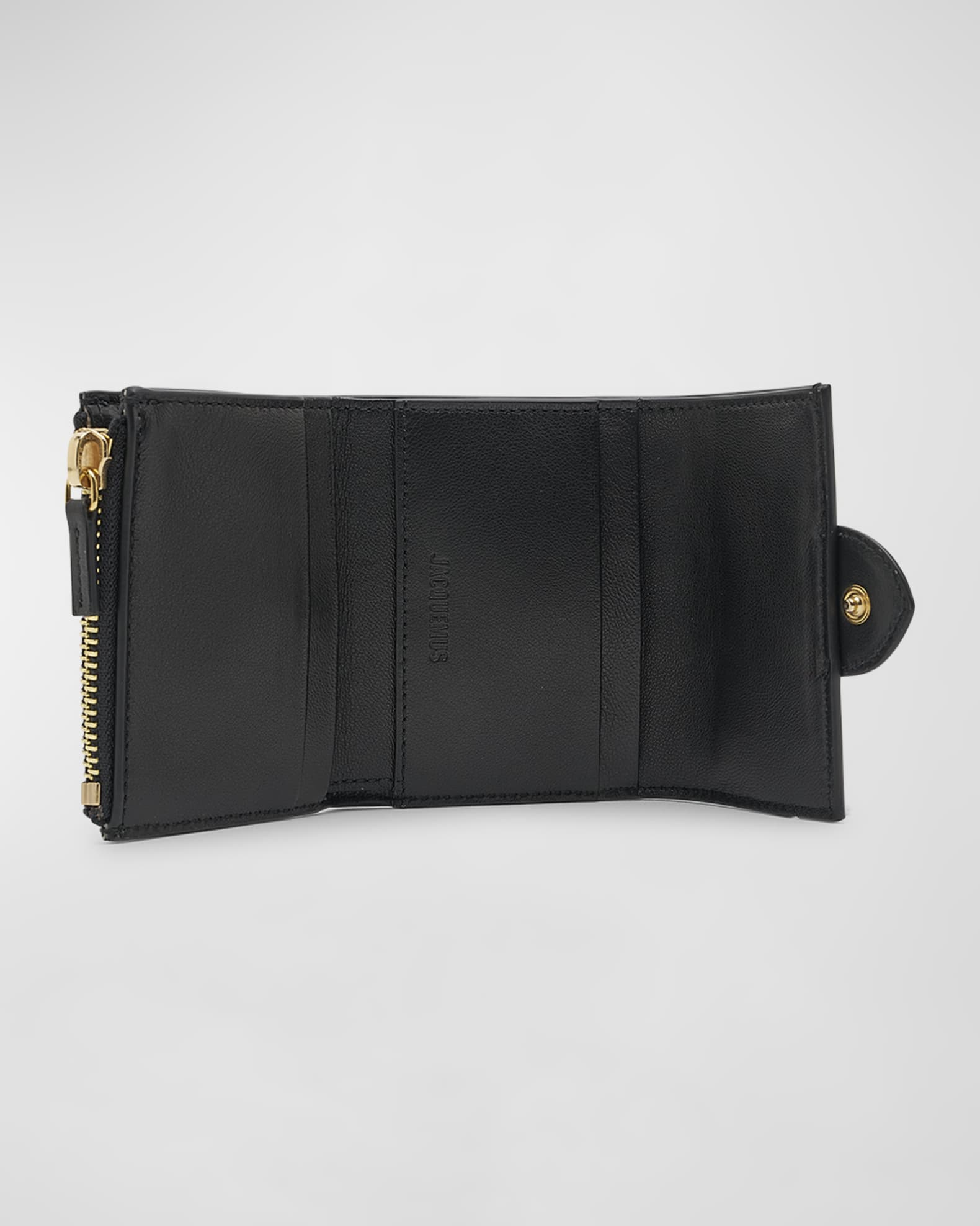 Jacquemus Le Compact Bambino Leather Wallet | Neiman Marcus