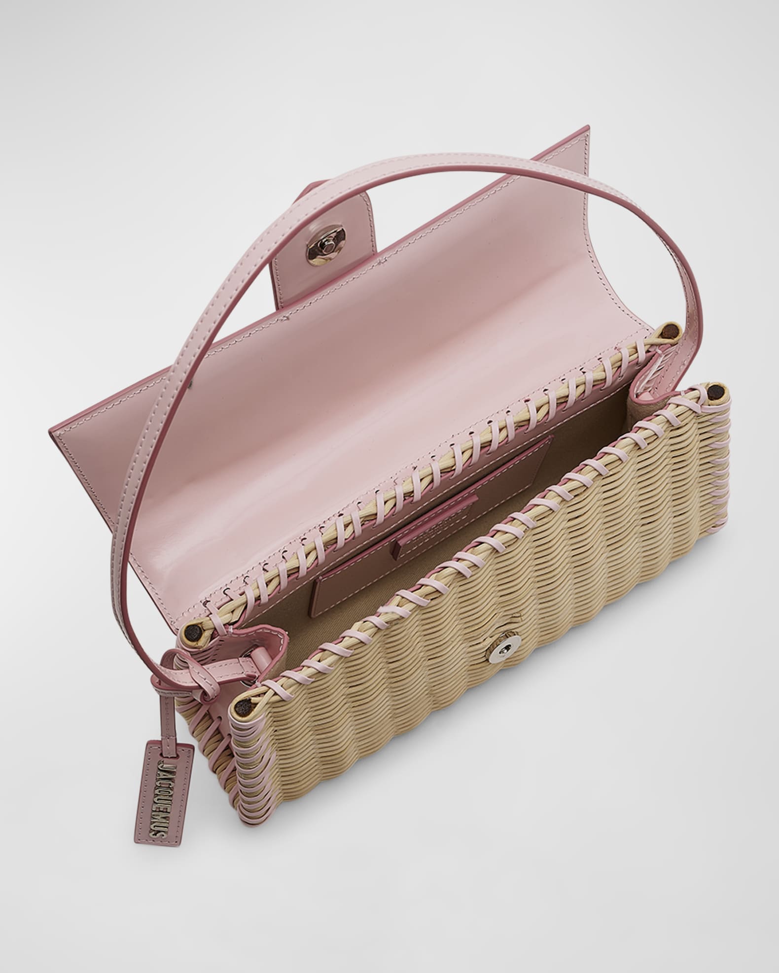 Jacquemus Le Bambino Long Osier Woven Shoulder Bag Neiman Marcus