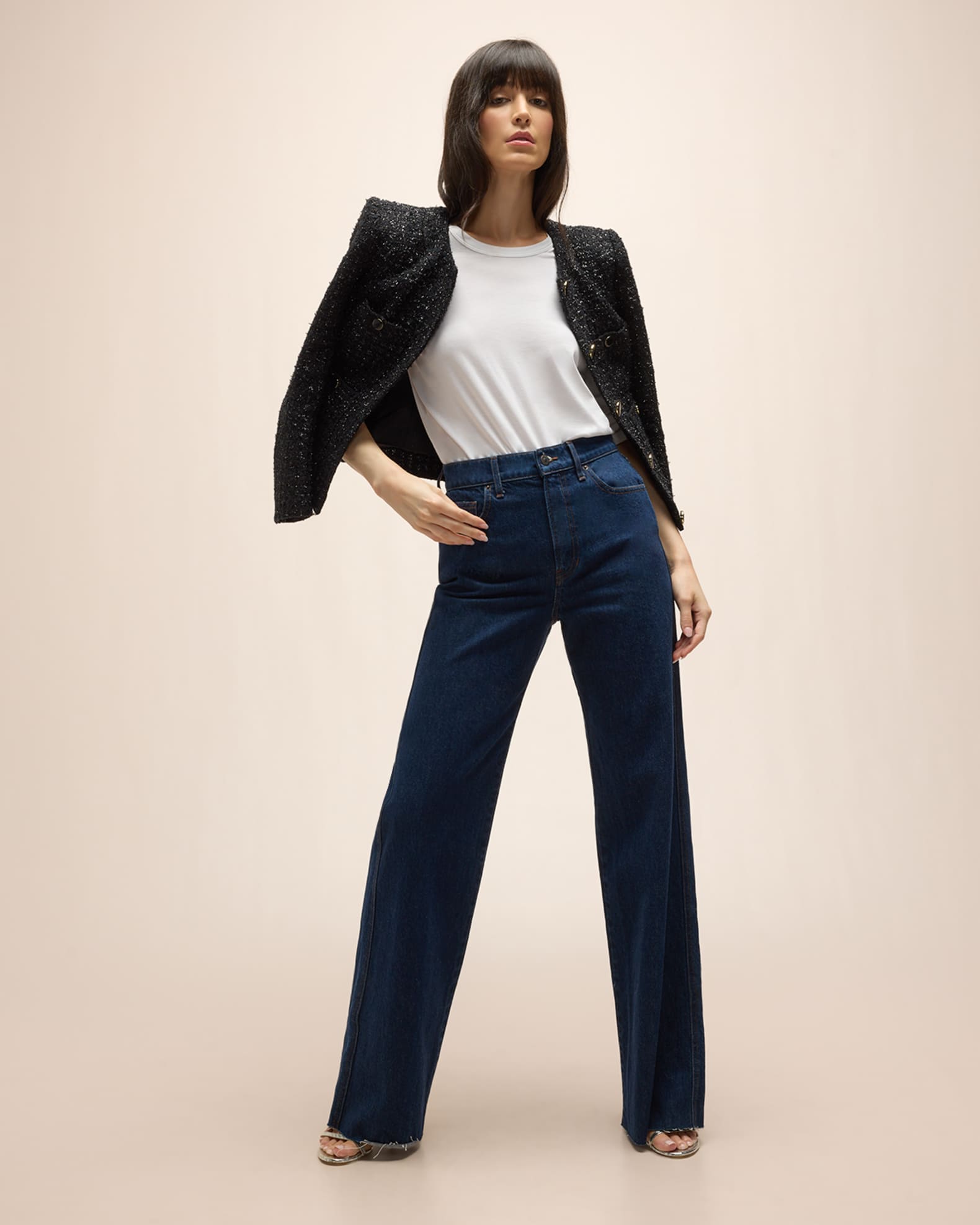 Veronica Beard Ferazia Tweed Tailored Jacket | Neiman Marcus