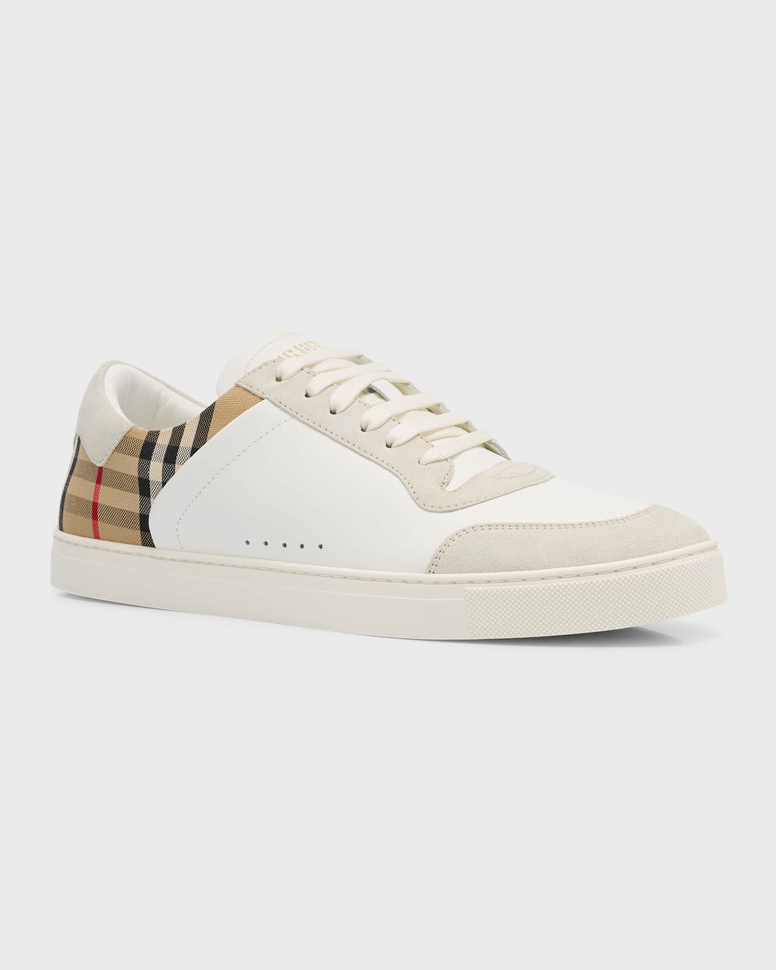 Burberry tartan sneakers clearance
