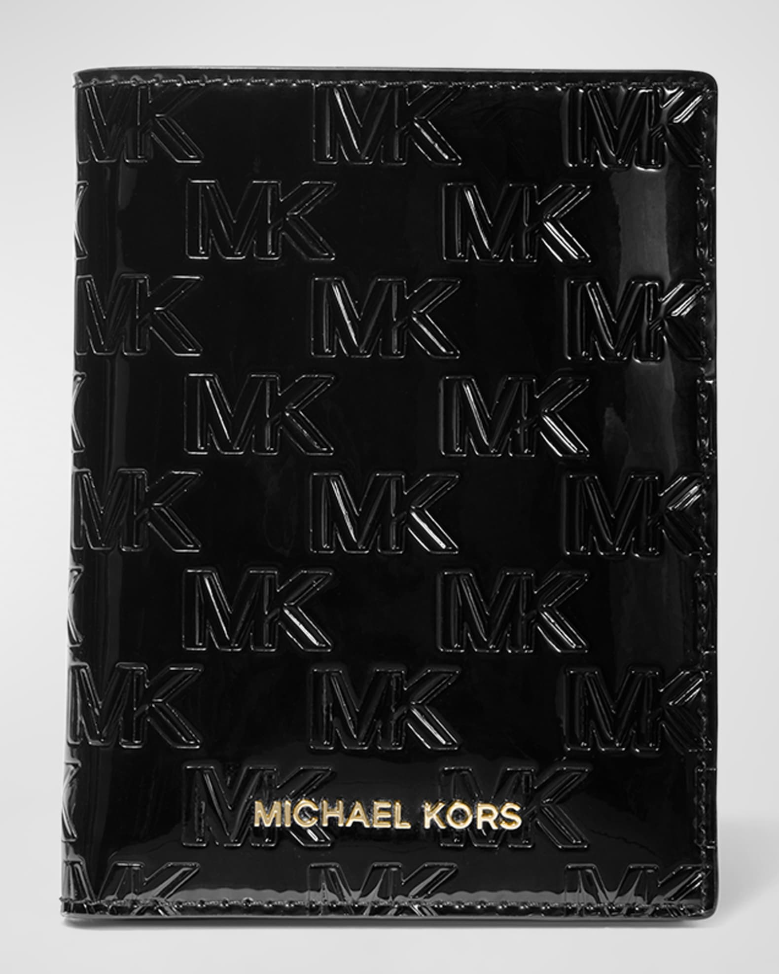 Michael kors silver metallic wallet shop