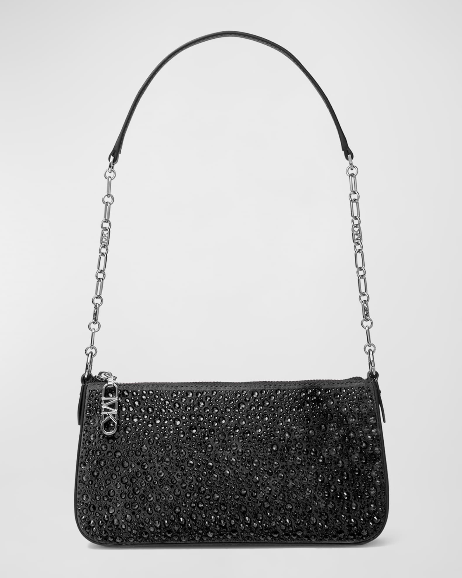 MICHAEL Michael Kors Medium Embellished Chain Pouchette Shoulder Bag