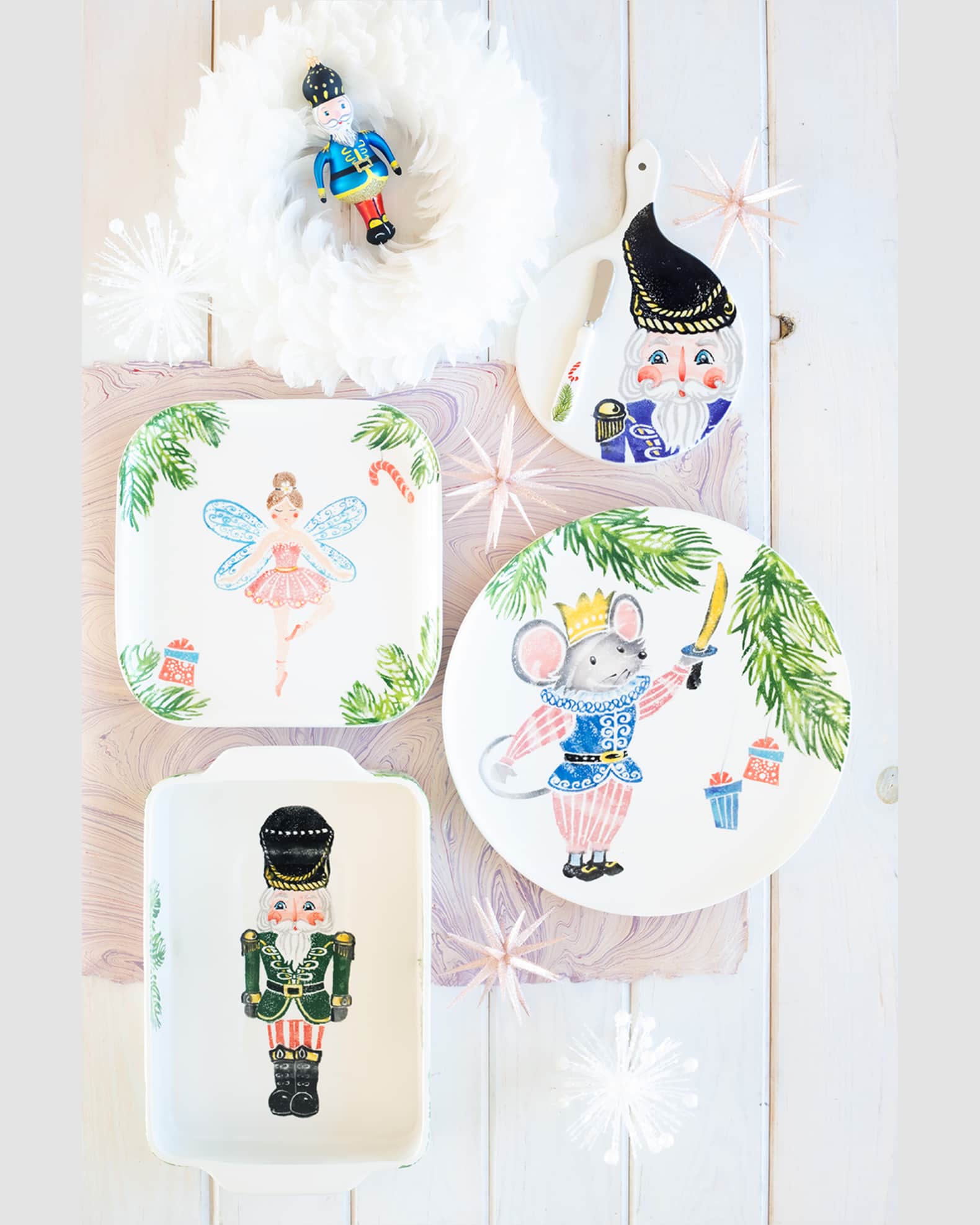 Nutcrackers Mouse King Round Platter  1