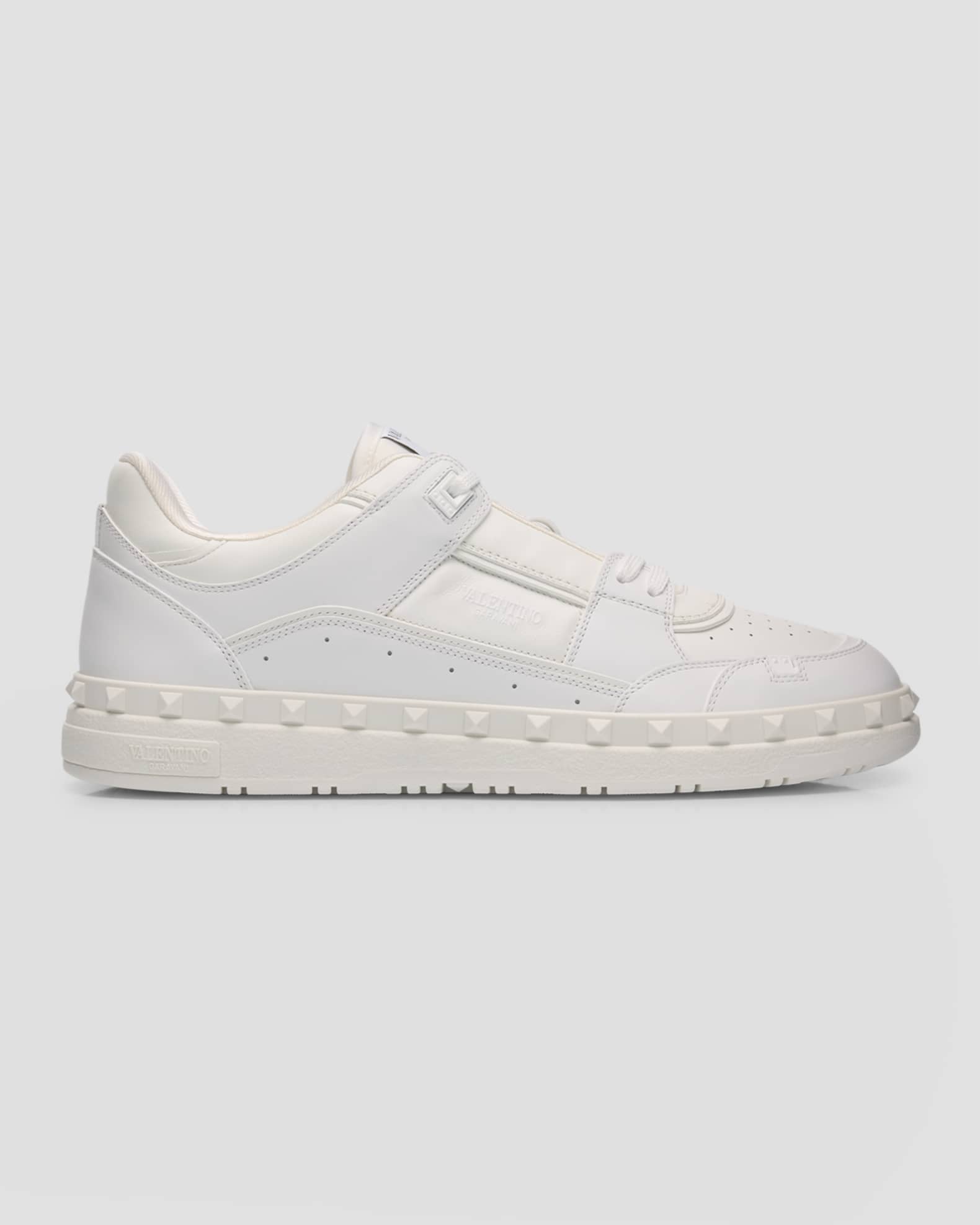 Men s Freedots Leather Low Top Sneakers