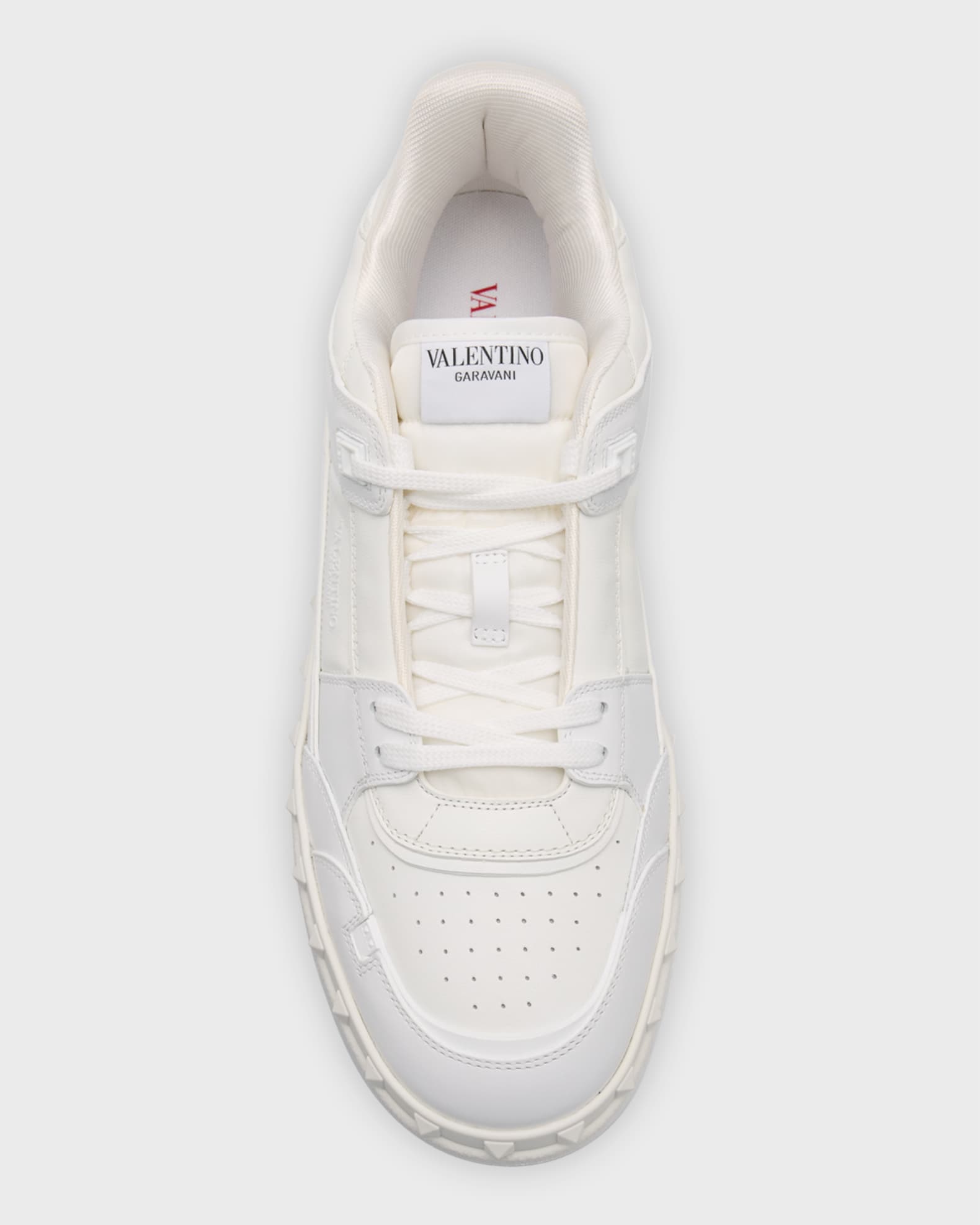 Valentino Garavani Men's Freedots Leather Low-Top Sneakers