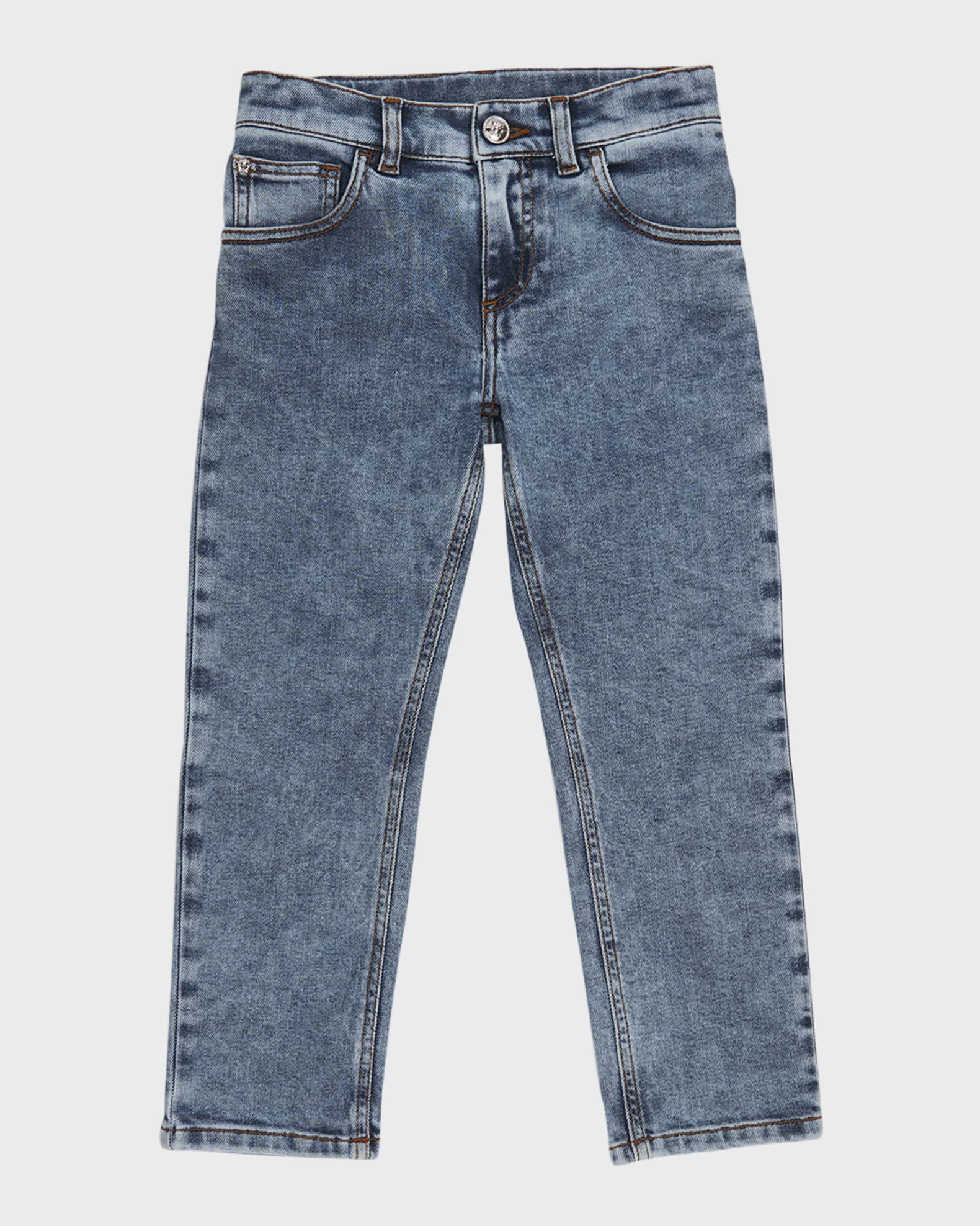 Boy's Vintage Wash Jeans, Size 4-6 0