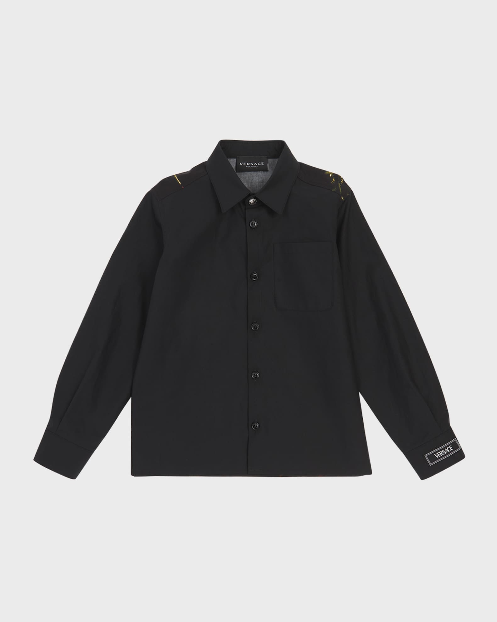 Versace Boy's Graphic Button Down Shirt, Size 814 Neiman Marcus