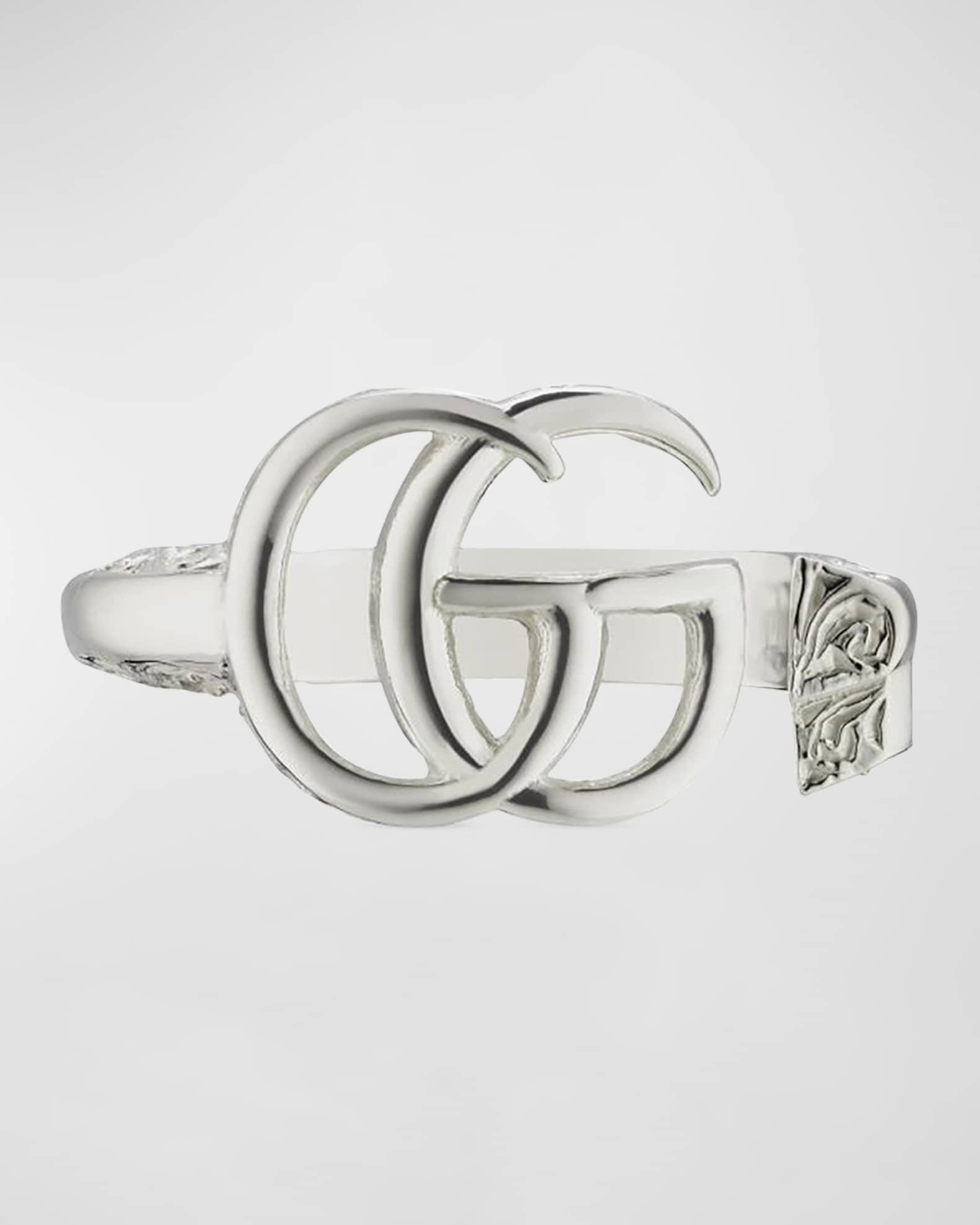 GG Marmont Key Sterling Silver Ring 0