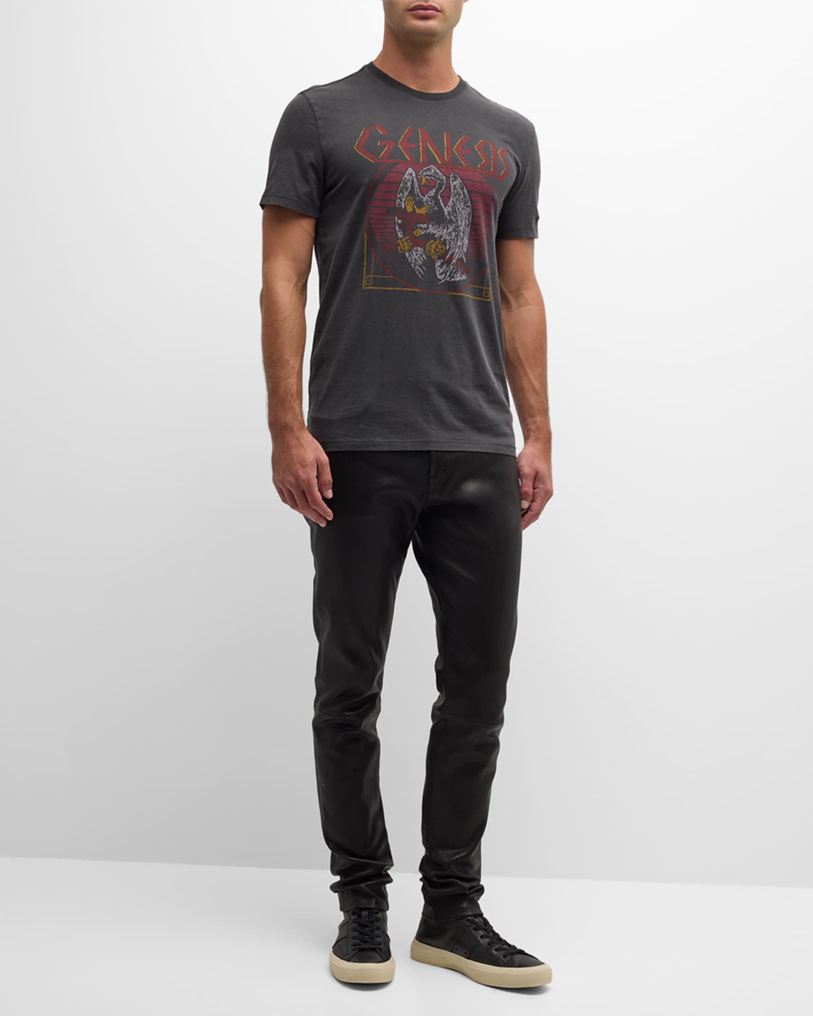 John Varvatos Men's Genesis Eagle Vintage T-Shirt | Neiman Marcus